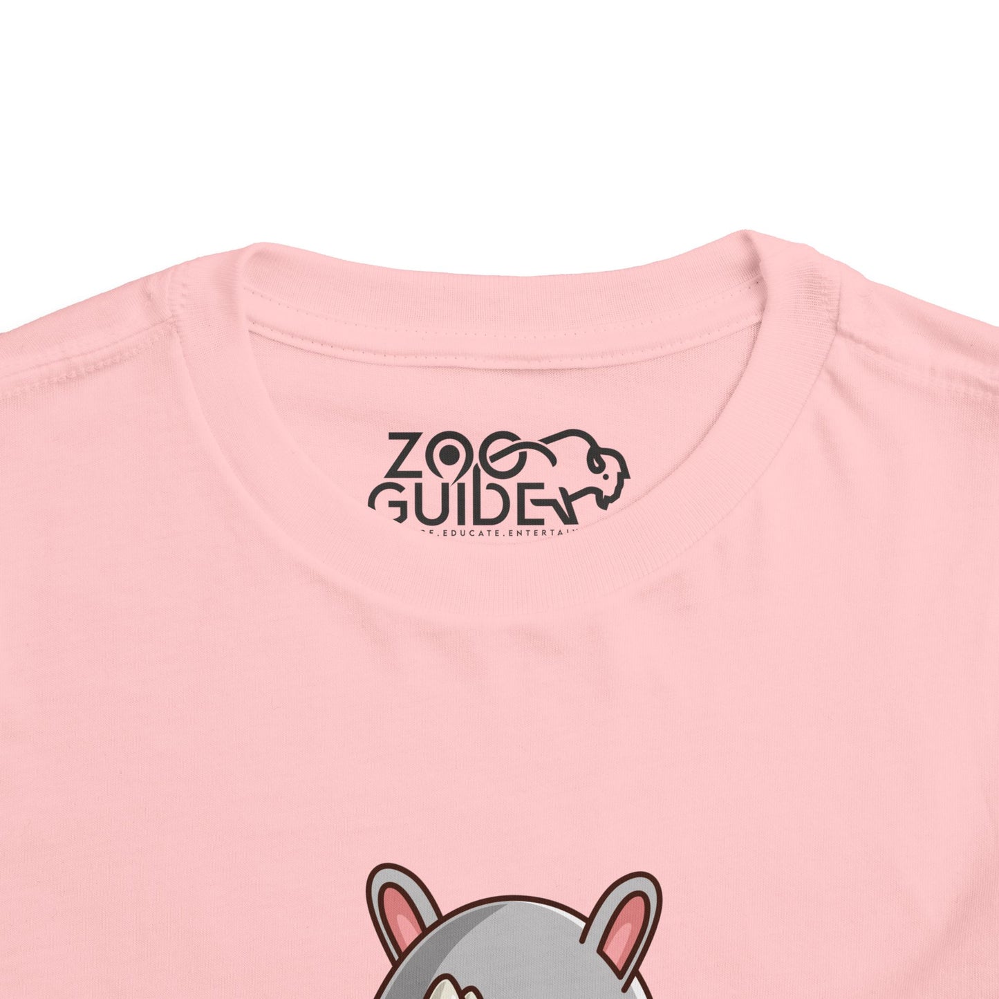Rhino Snakin' Kawaii Style Toddler Tee Shirt by Zoo Guide™