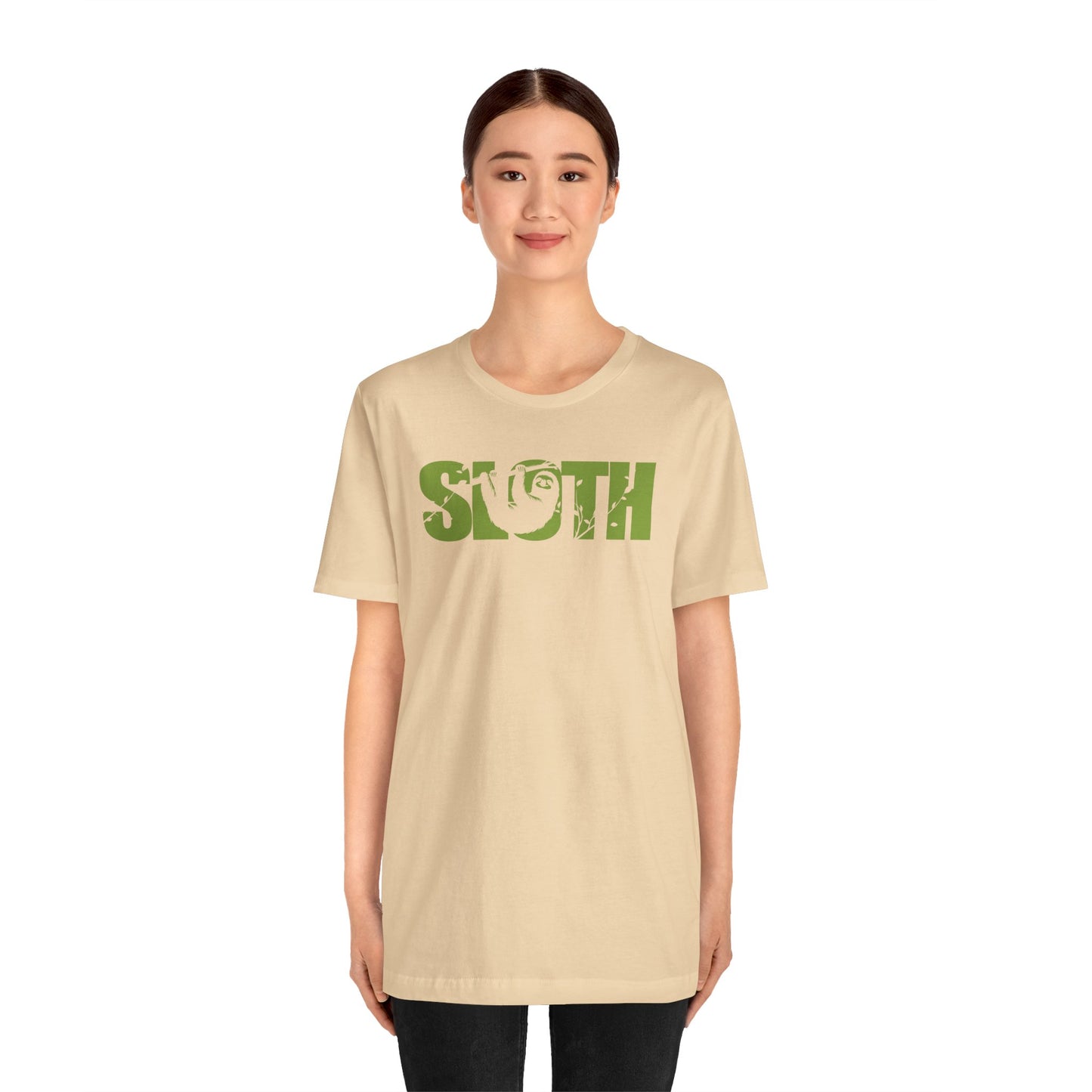 SLOTH Color Adult Unisex Tee Shirt by Zoo Guide™