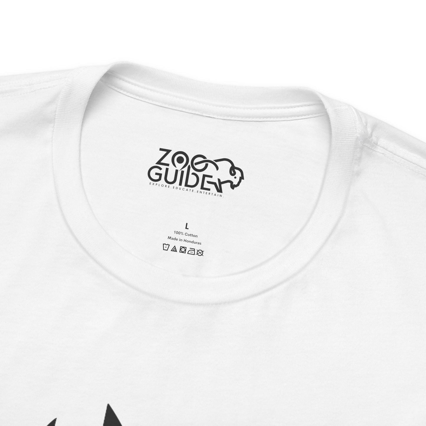 Bear Print Adult Unisex Tee Shirt by Zoo Guide™