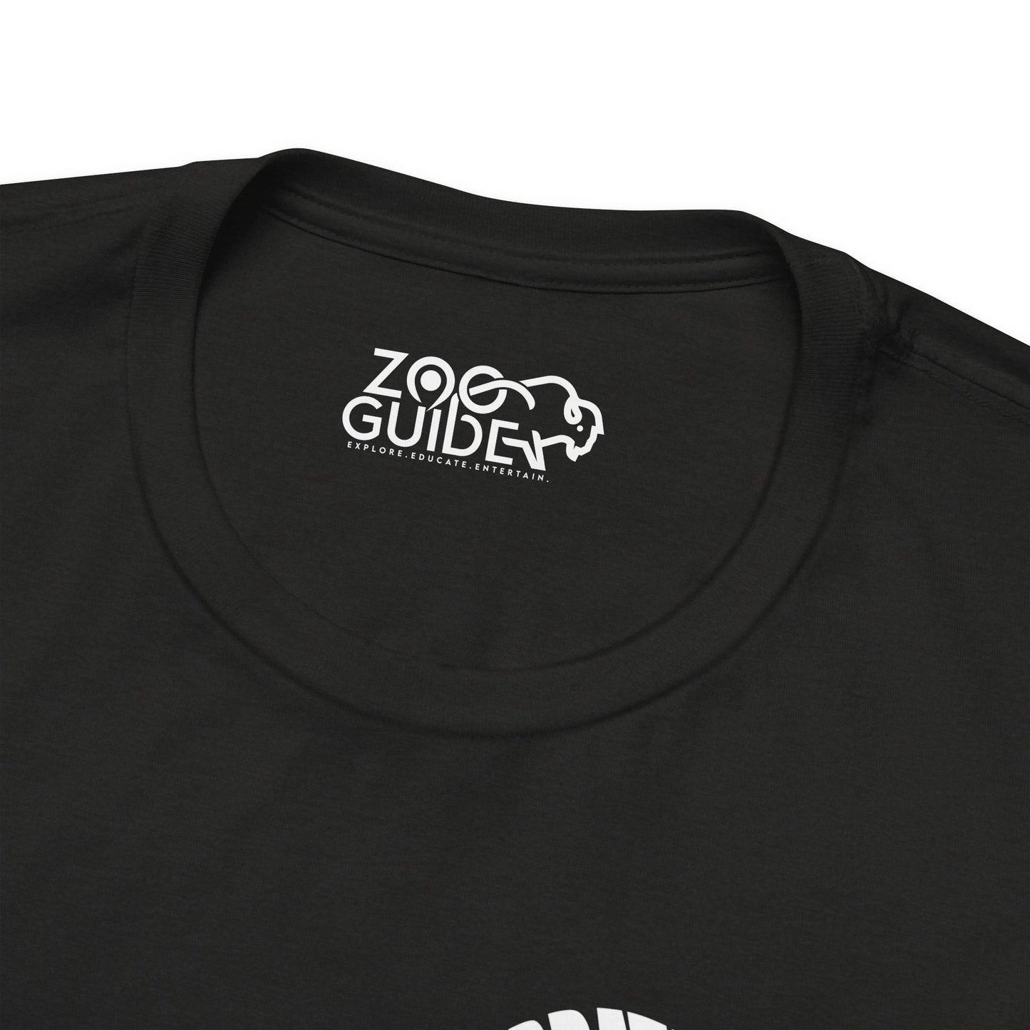 Bison Word Art Adult Unisex Short Sleeve Tee
