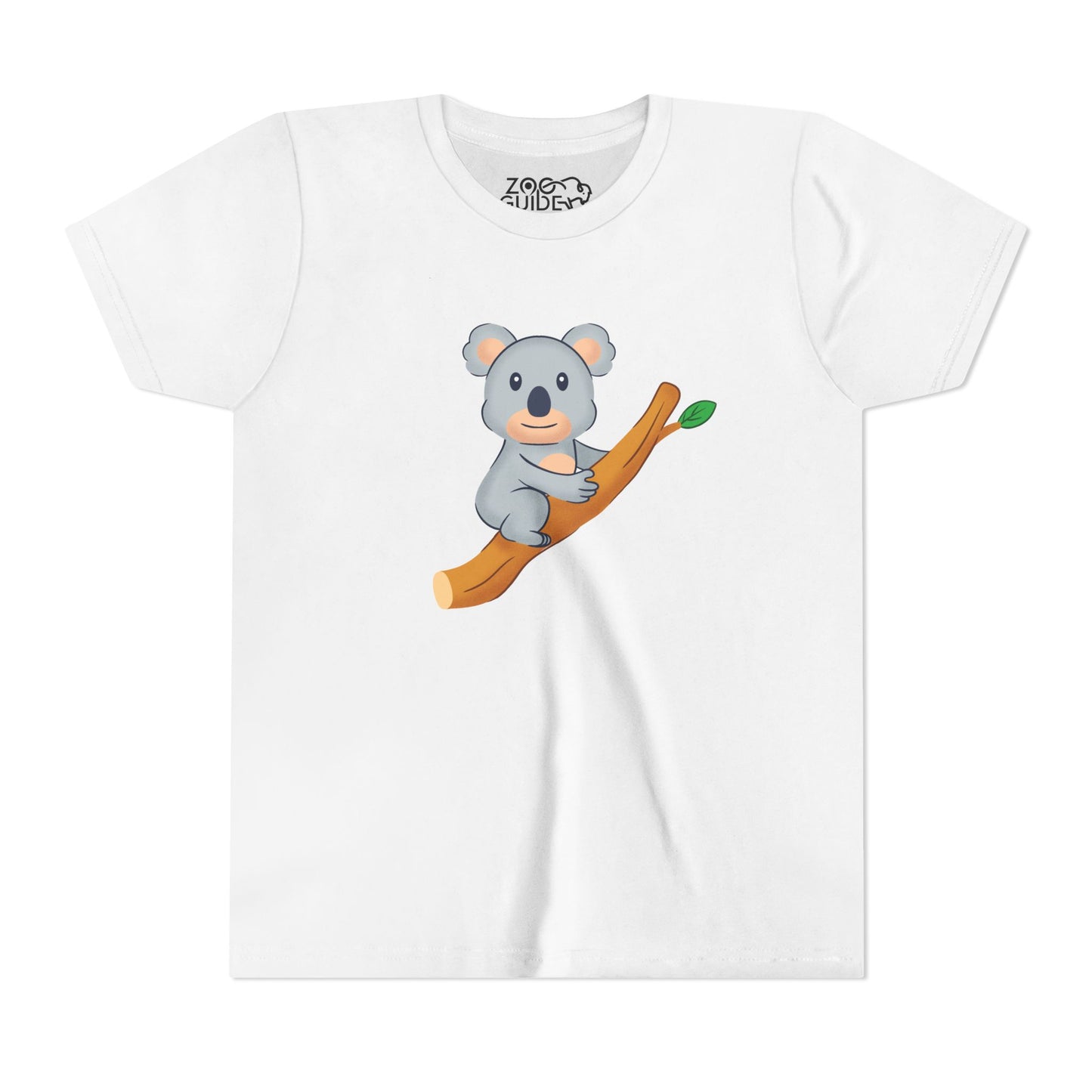 Koala on Branch Youth Tee Shirt by Zoo Guide™