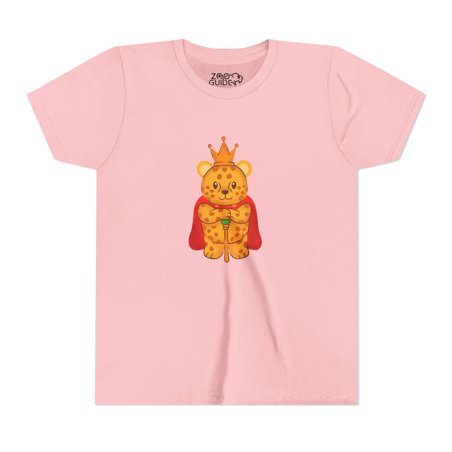 The Regal African Leopard Youth Tee Shirt by Zoo Guide™