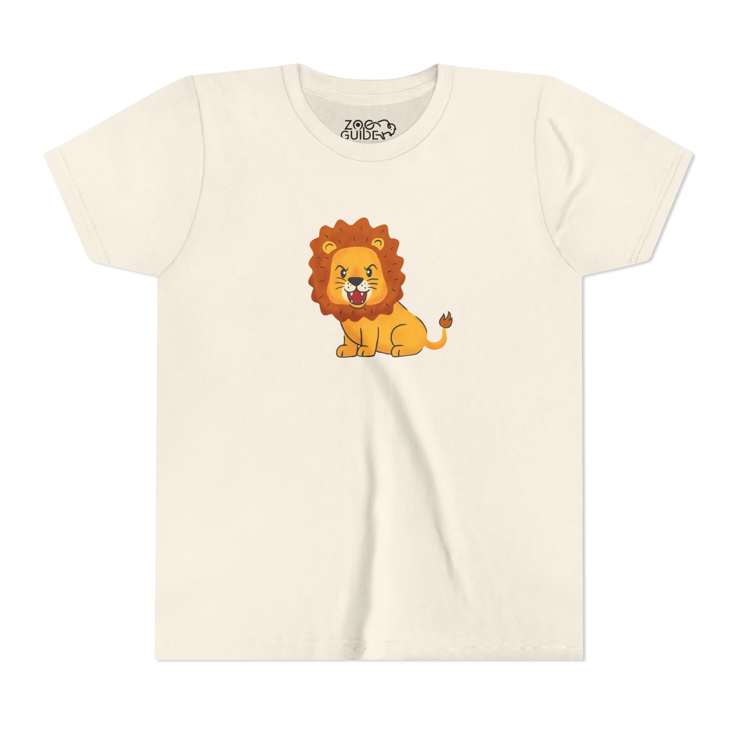 Lion Roaring Youth Tee Shirt by Zoo Guide™