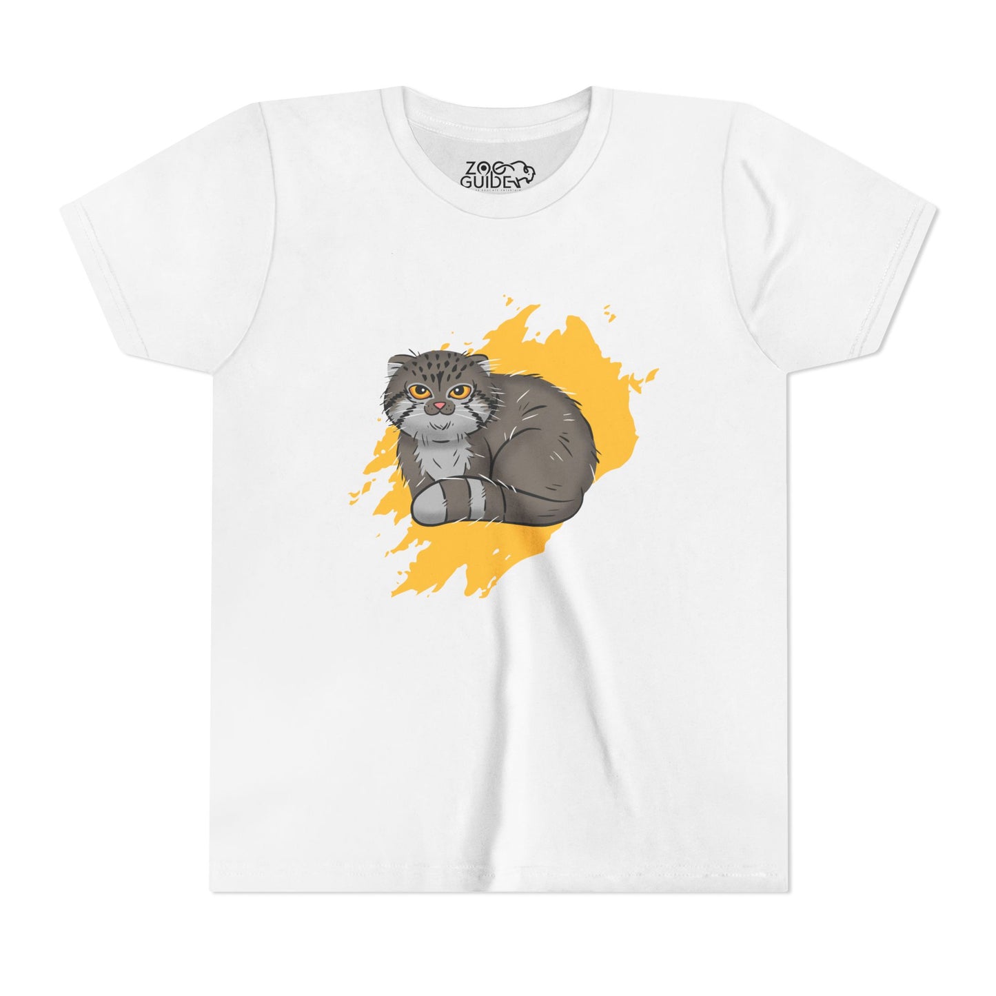 Pallas's Cat Color Splash Youth Tee Shirt by Zoo Guide™