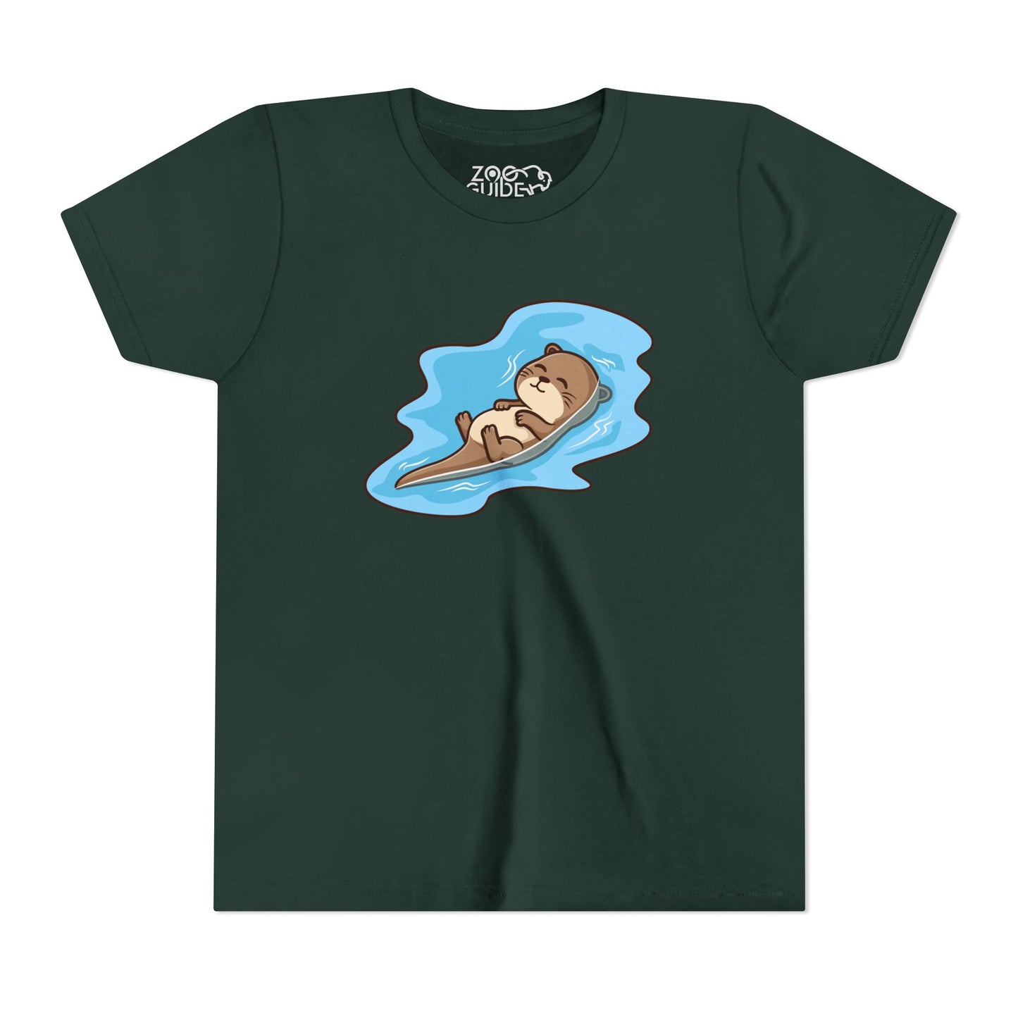 Otter Kawaii Style Youth Tee Shirt by Zoo Guide™