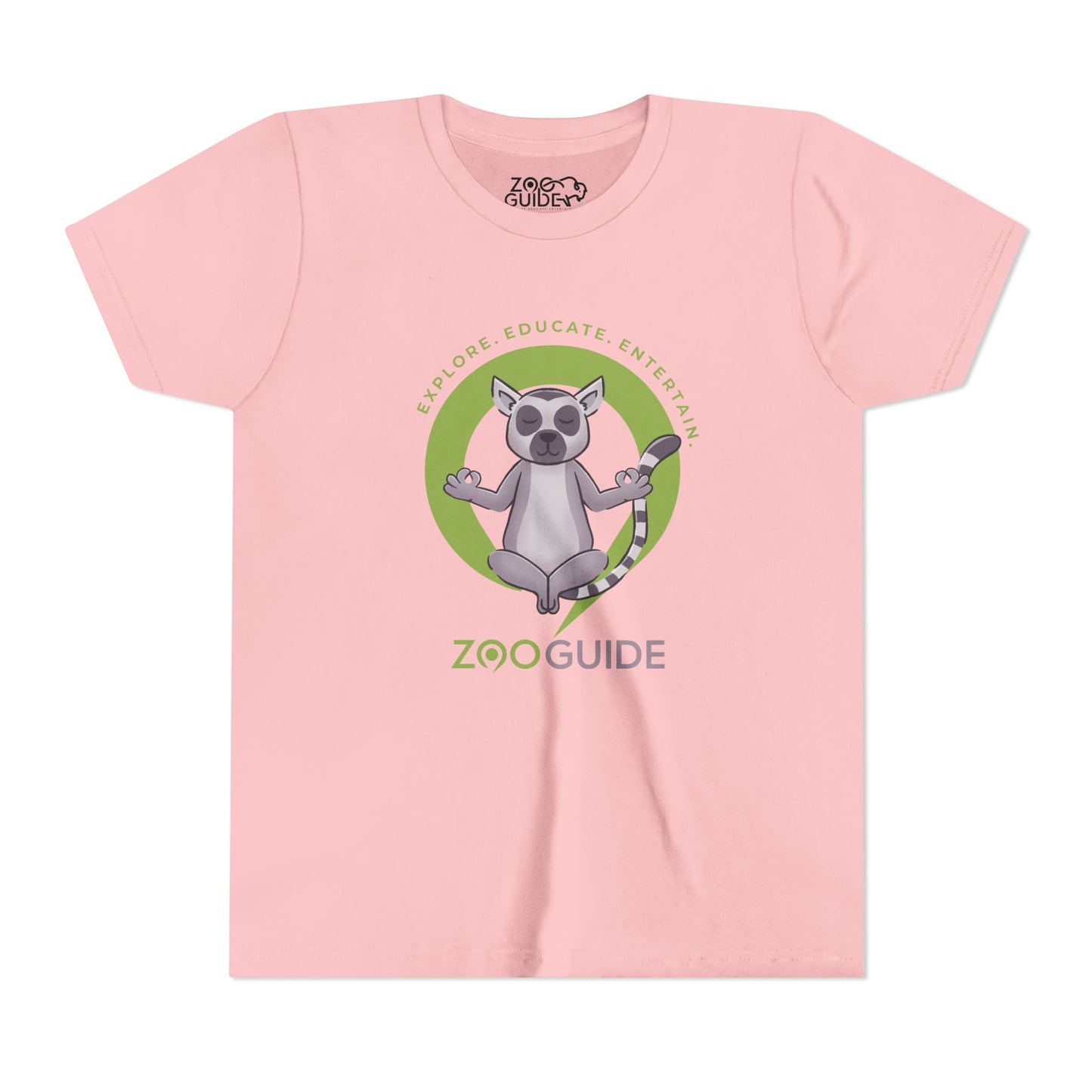 Ring-tailed Lemur Meditation in Zoo Guide™ Waypoint Icon Youth Tee Shirt by Zoo Guide™