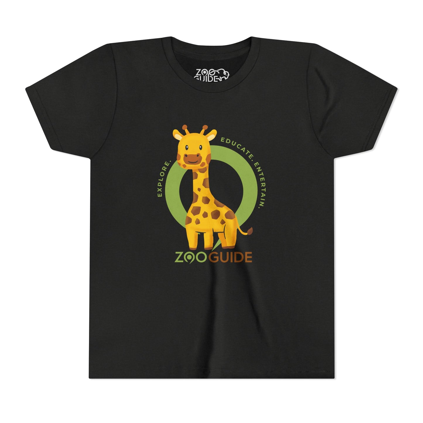 Giraffe in Zoo Guide™ Waypoint Icon Youth Tee Shirt by Zoo Guide™