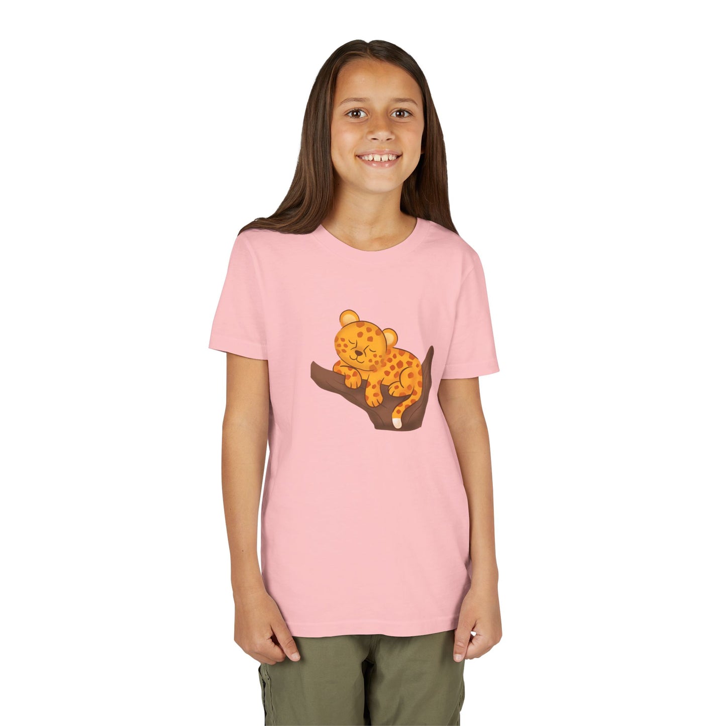 African Leopard in Tree Youth Tee Shirt by Zoo Guide™