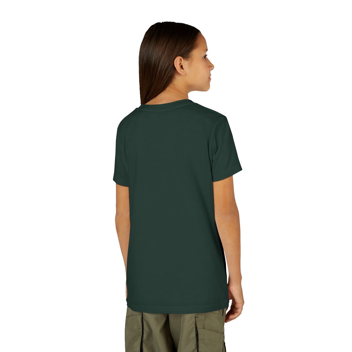 Tiger Word Art Youth Tee Shirt by Zoo Guide™