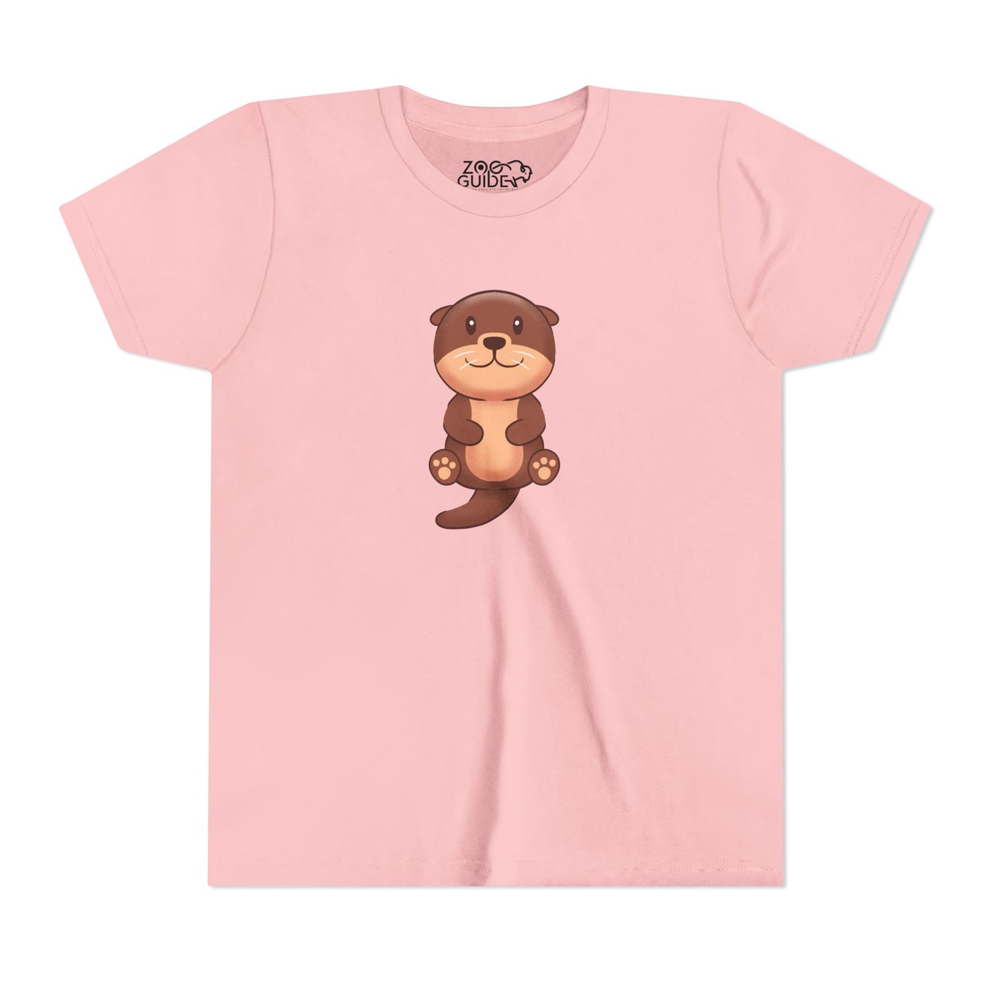 Asian Small Clawed Otter Youth Tee Shirt by Zoo Guide™