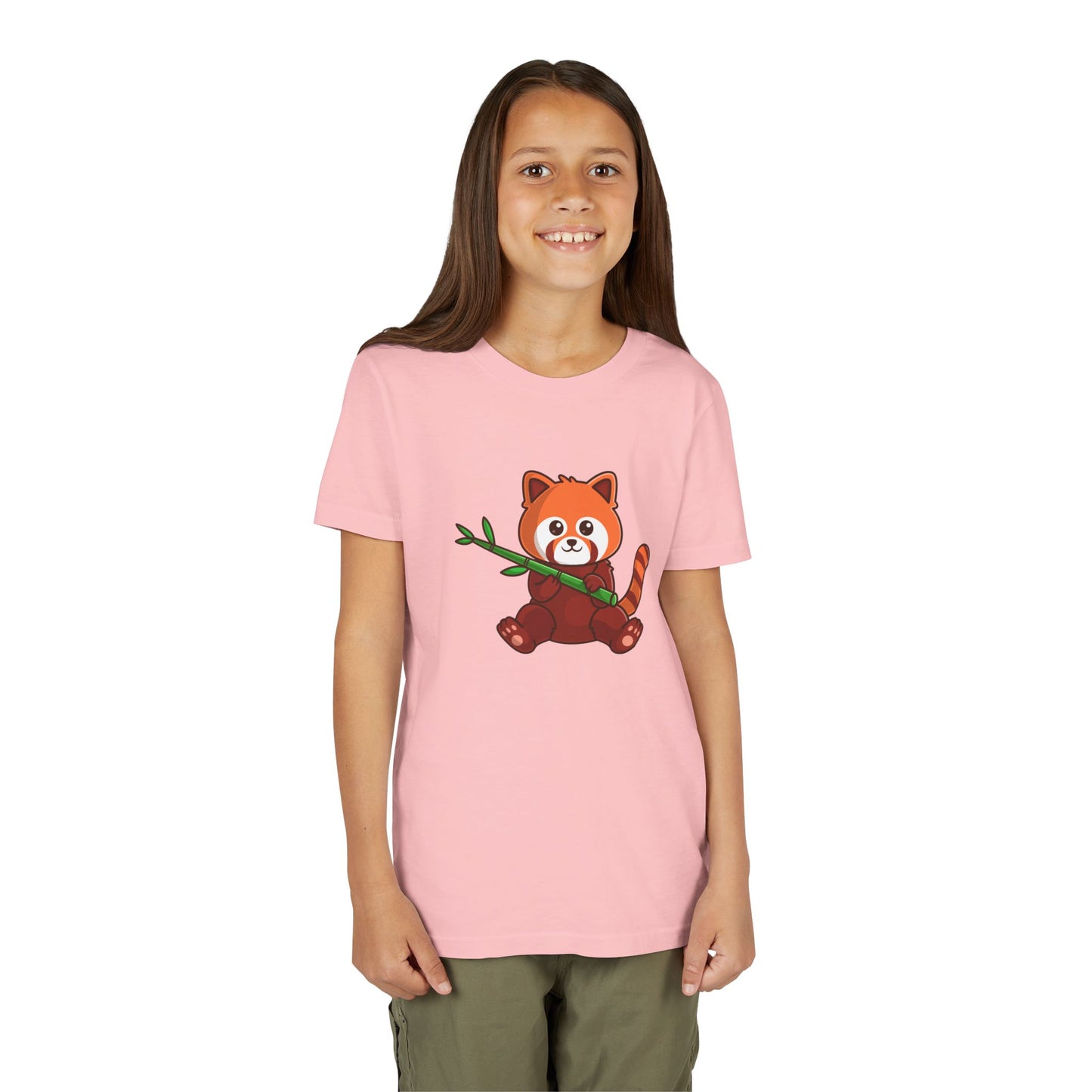 Red Panda Kawaii Style Youth Tee Shirt by Zoo Guide™