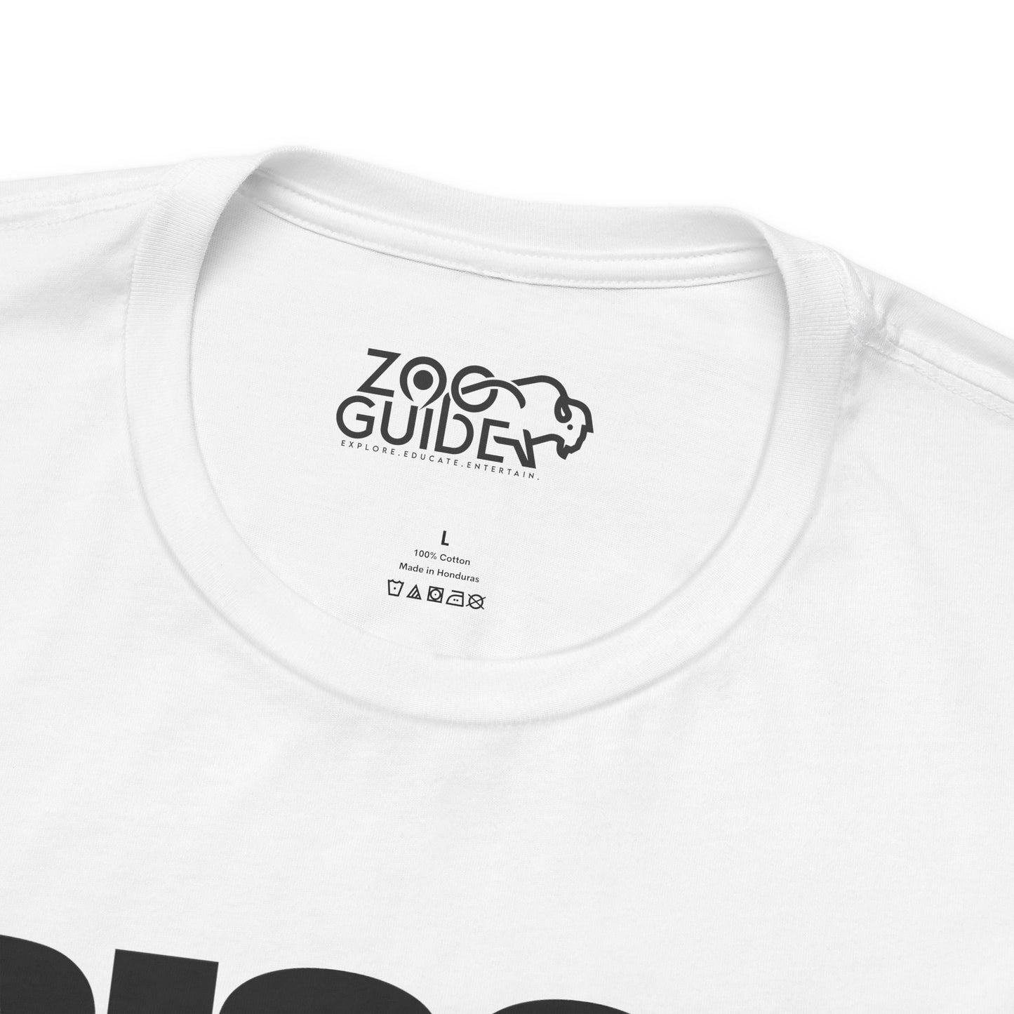 BISON Adult Unisex Tee Shirt by Zoo Guide™