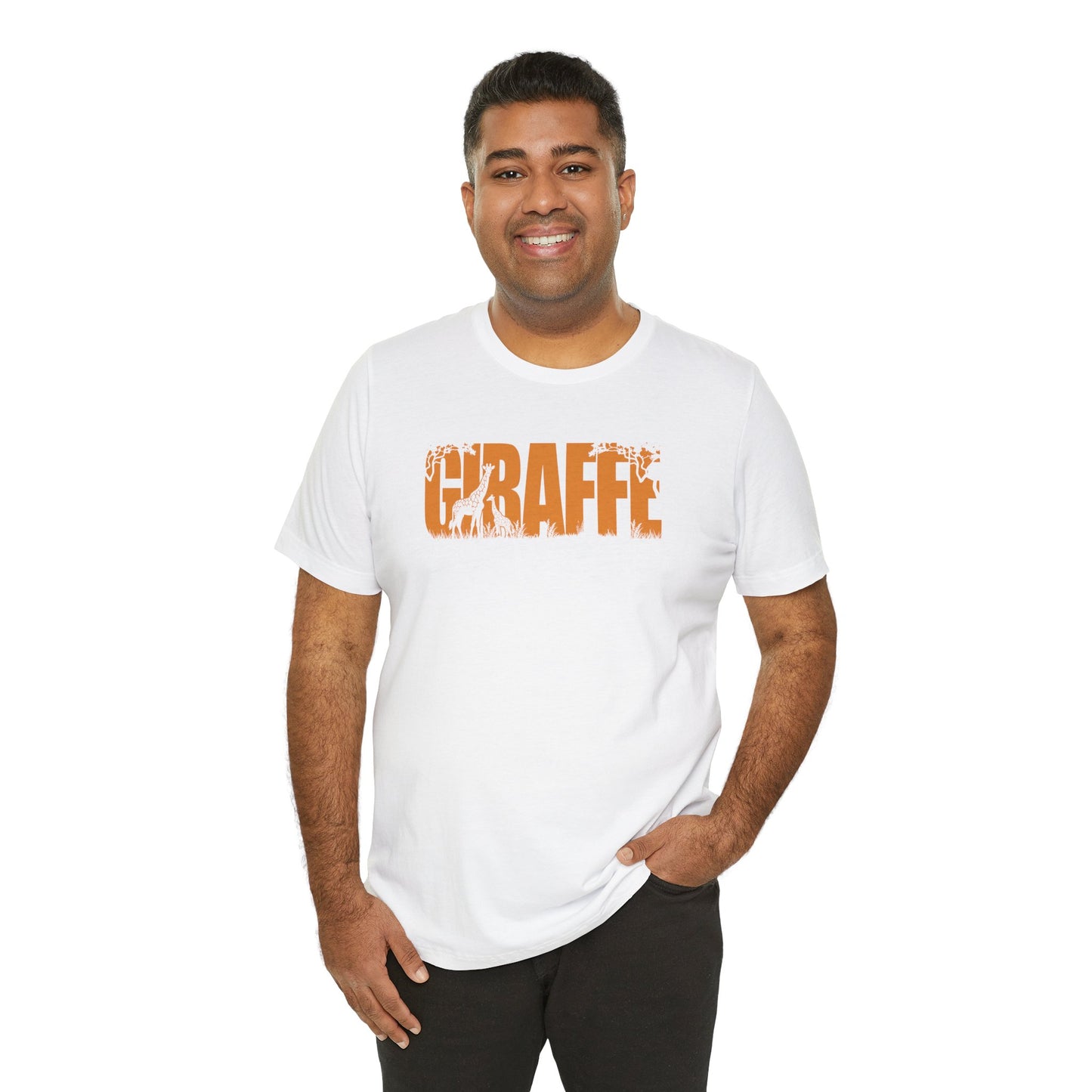 GIRAFFE Adult Unisex Tee Shirt by Zoo Guide™