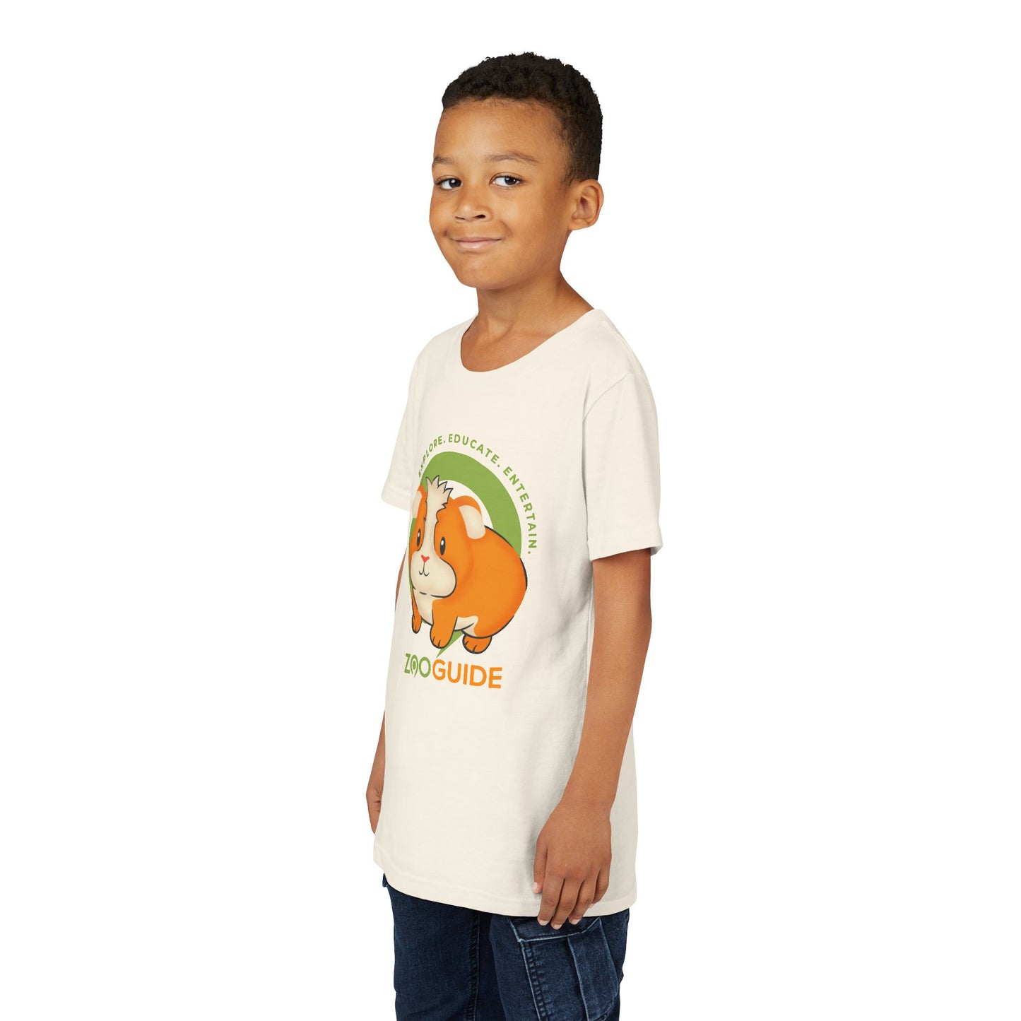 Guinea Pig in Zoo Guide™ Waypoint Icon Youth Tee Shirt by Zoo Guide™