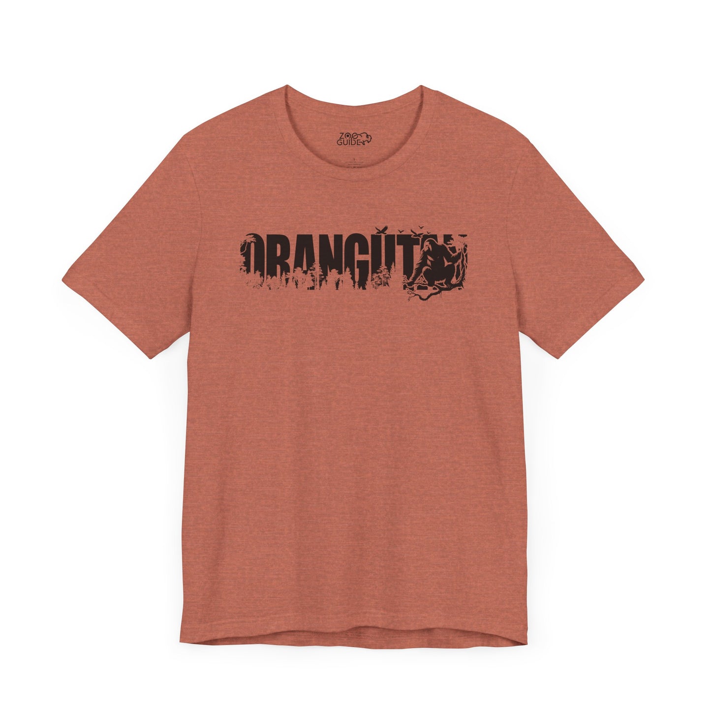 ORANGUTAN Adult Unisex Tee Shirt by Zoo Guide™