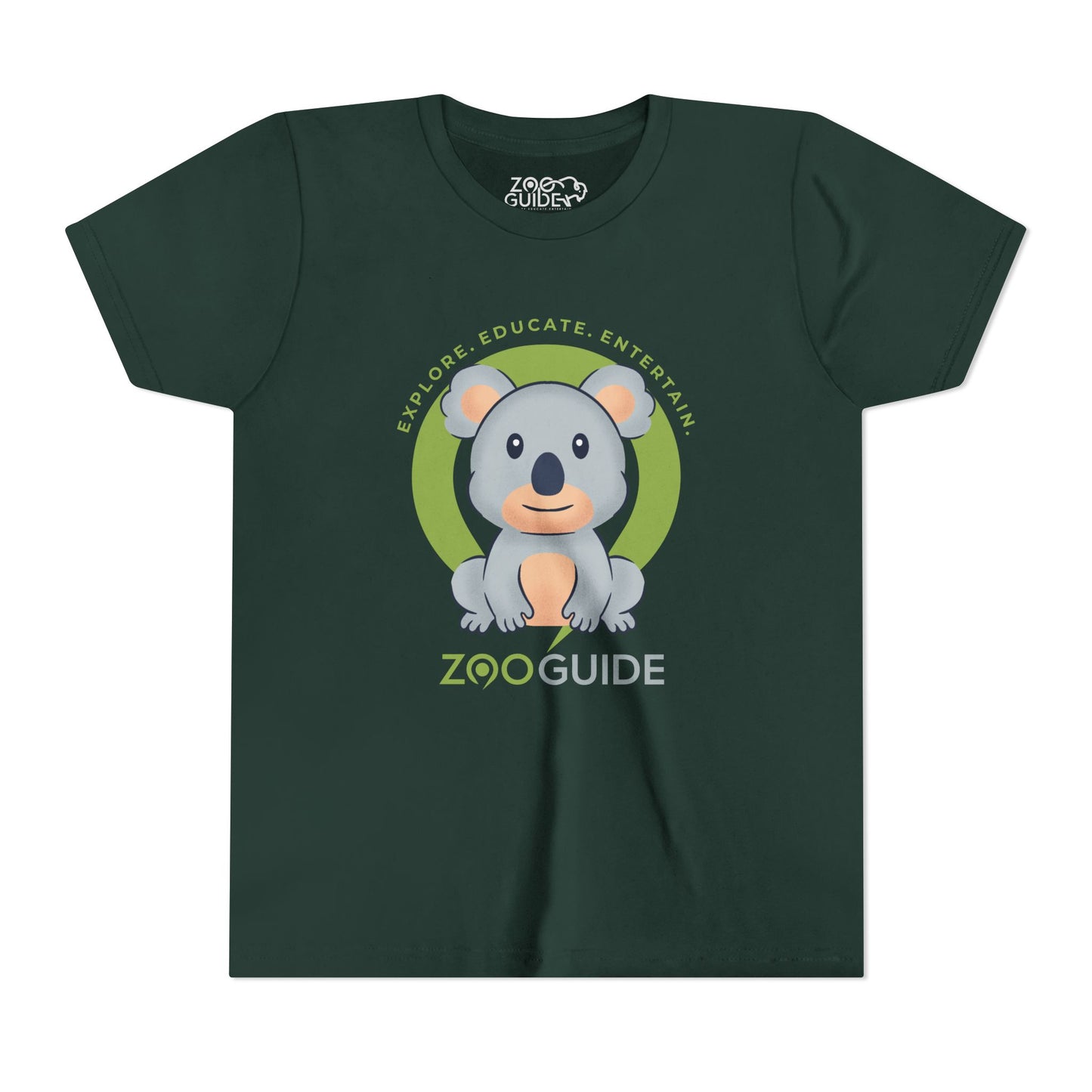 Koala in Zoo Guide™ Waypoint Icon Youth Tee Shirt by Zoo Guide™