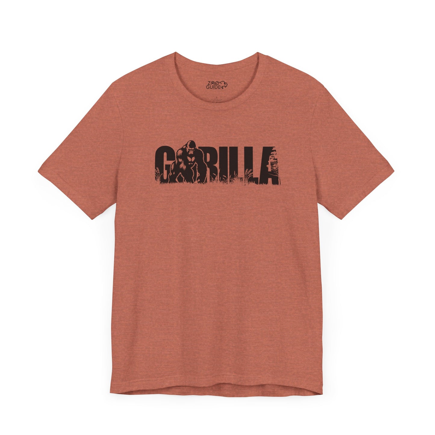 GORILLA Adult Unisex Tee Shirt by Zoo Guide™