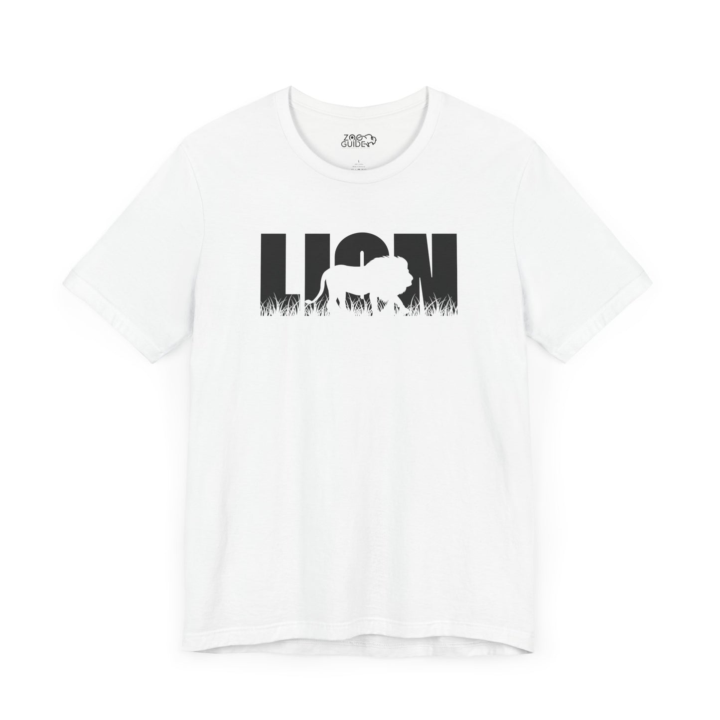 LION Adult Unisex Tee Shirt by Zoo Guide™