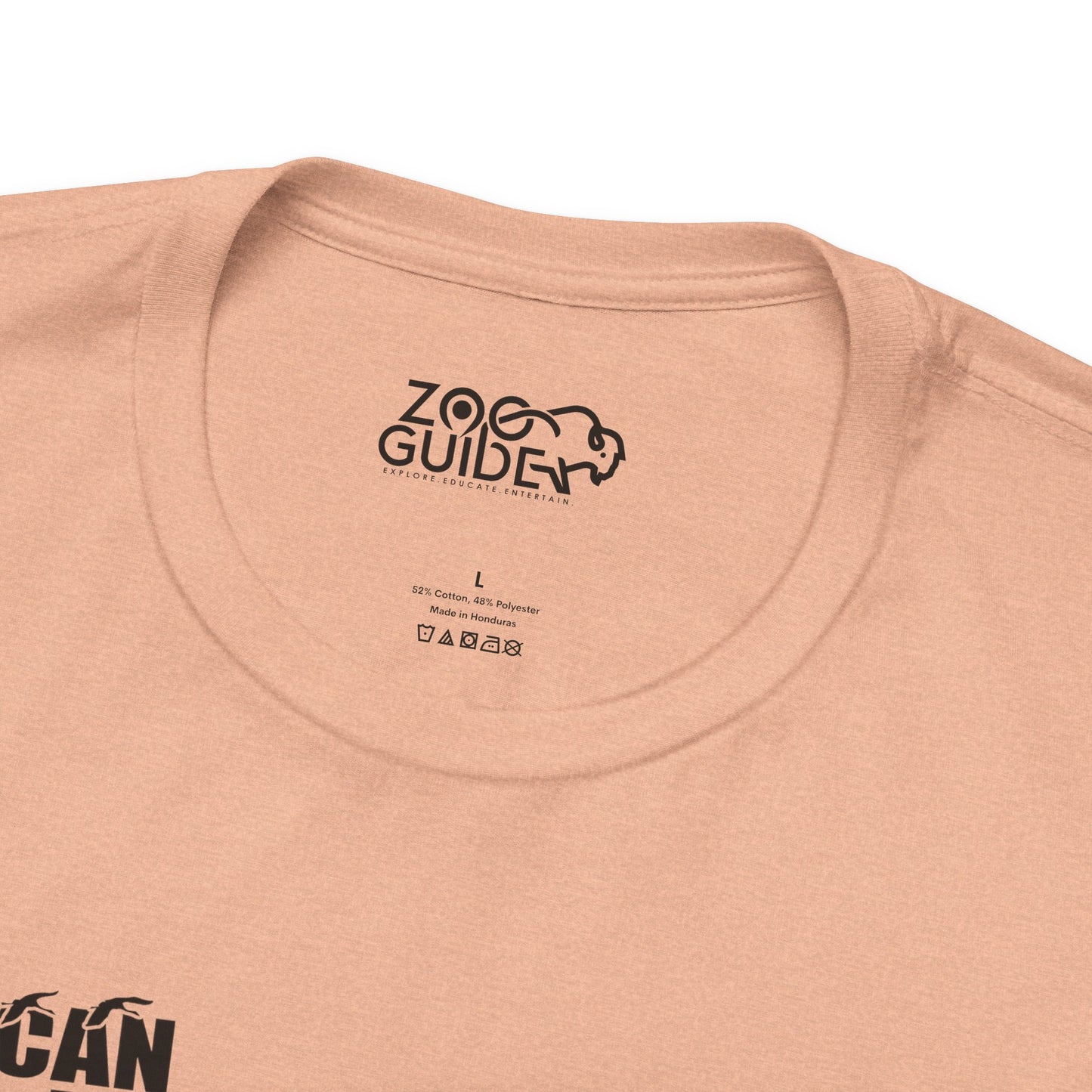 AFRICAN ELEPHANT Adult Unisex Tee Shirt by Zoo Guide™