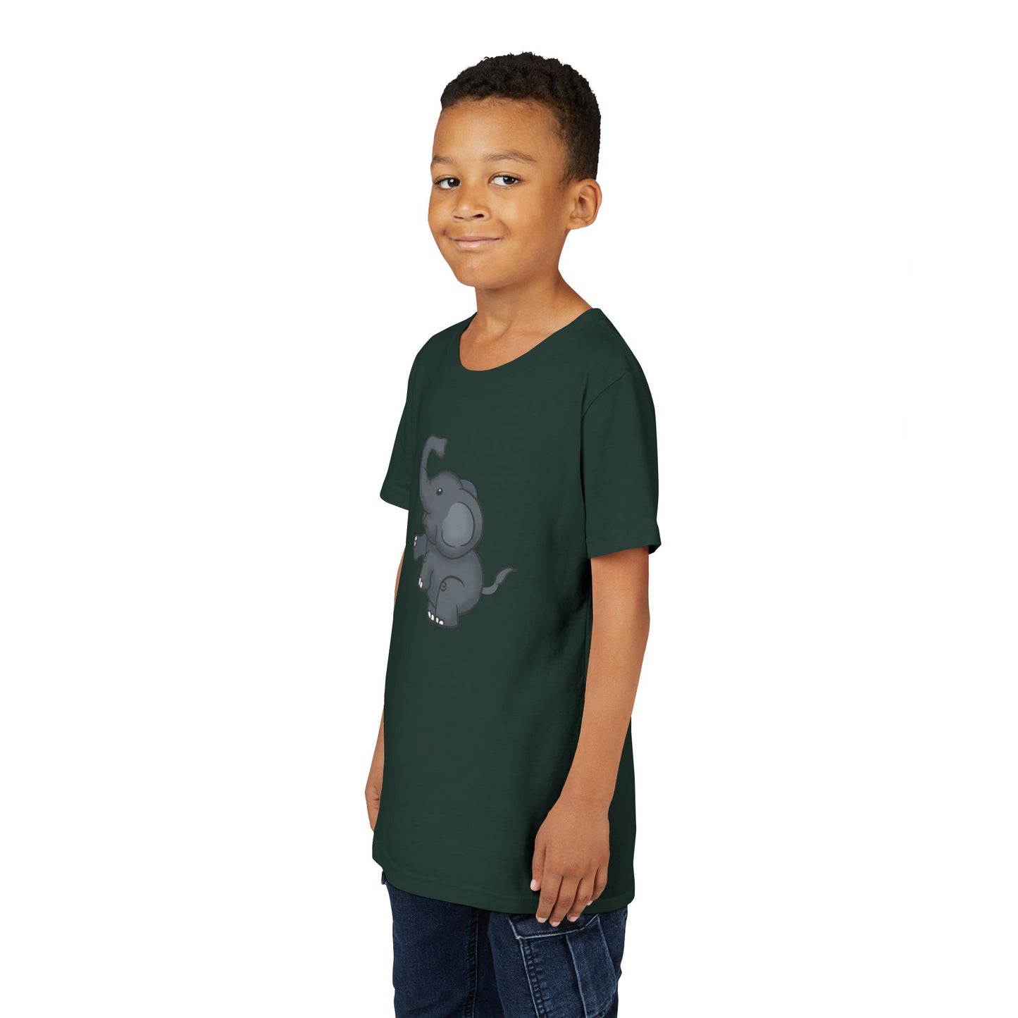 Dancing African Elephant Youth Tee Shirt by Zoo Guide™