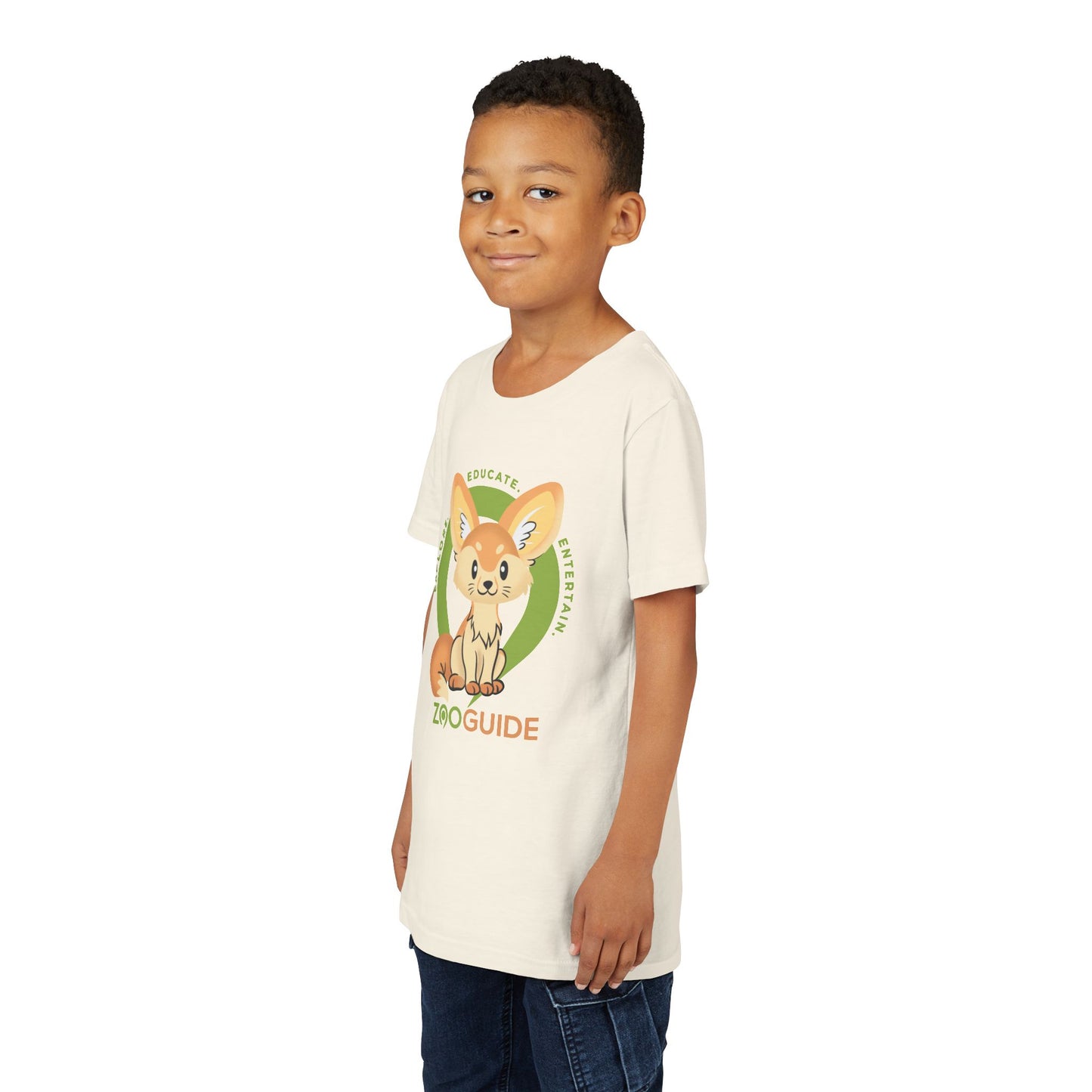 Fennec Fox in Zoo Guide™ Waypoint Icon Youth Tee Shirt by Zoo Guide™