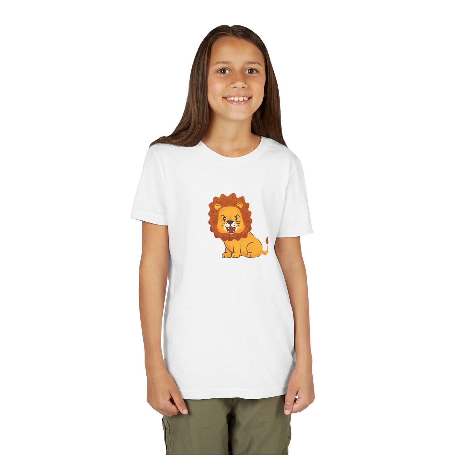 Lion Roaring Youth Tee Shirt by Zoo Guide™