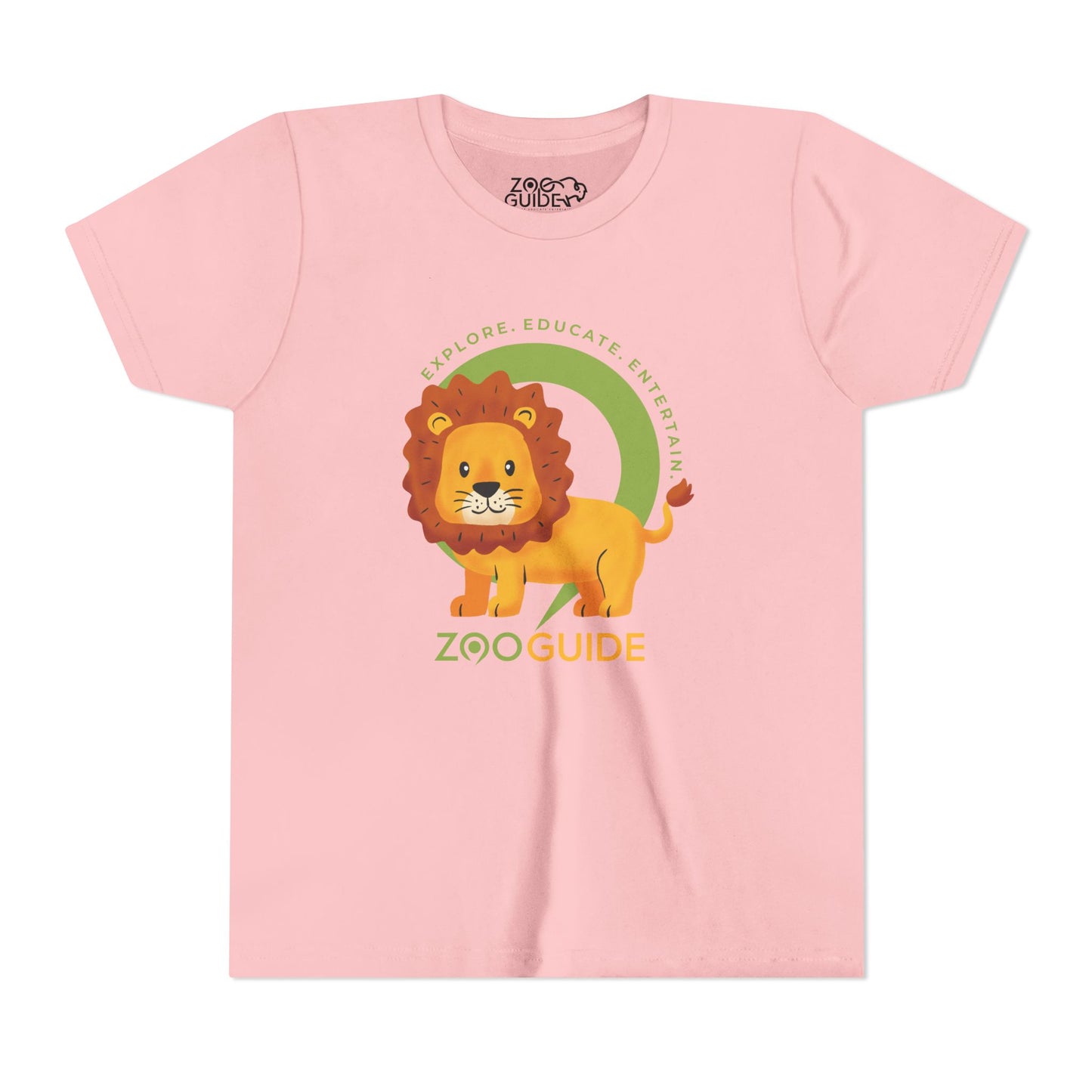 African Lion in Zoo Guide™ Waypoint Icon Youth Tee Shirt by Zoo Guide™