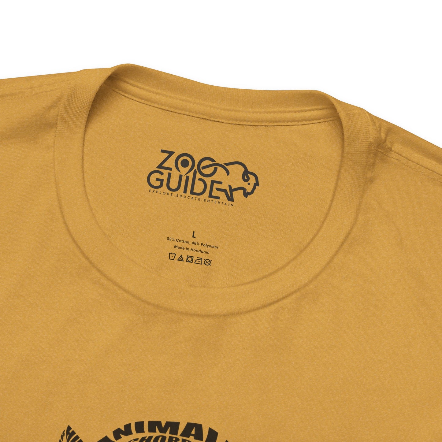 Tiger Word Art Adult Unisex Short Sleeve Tee