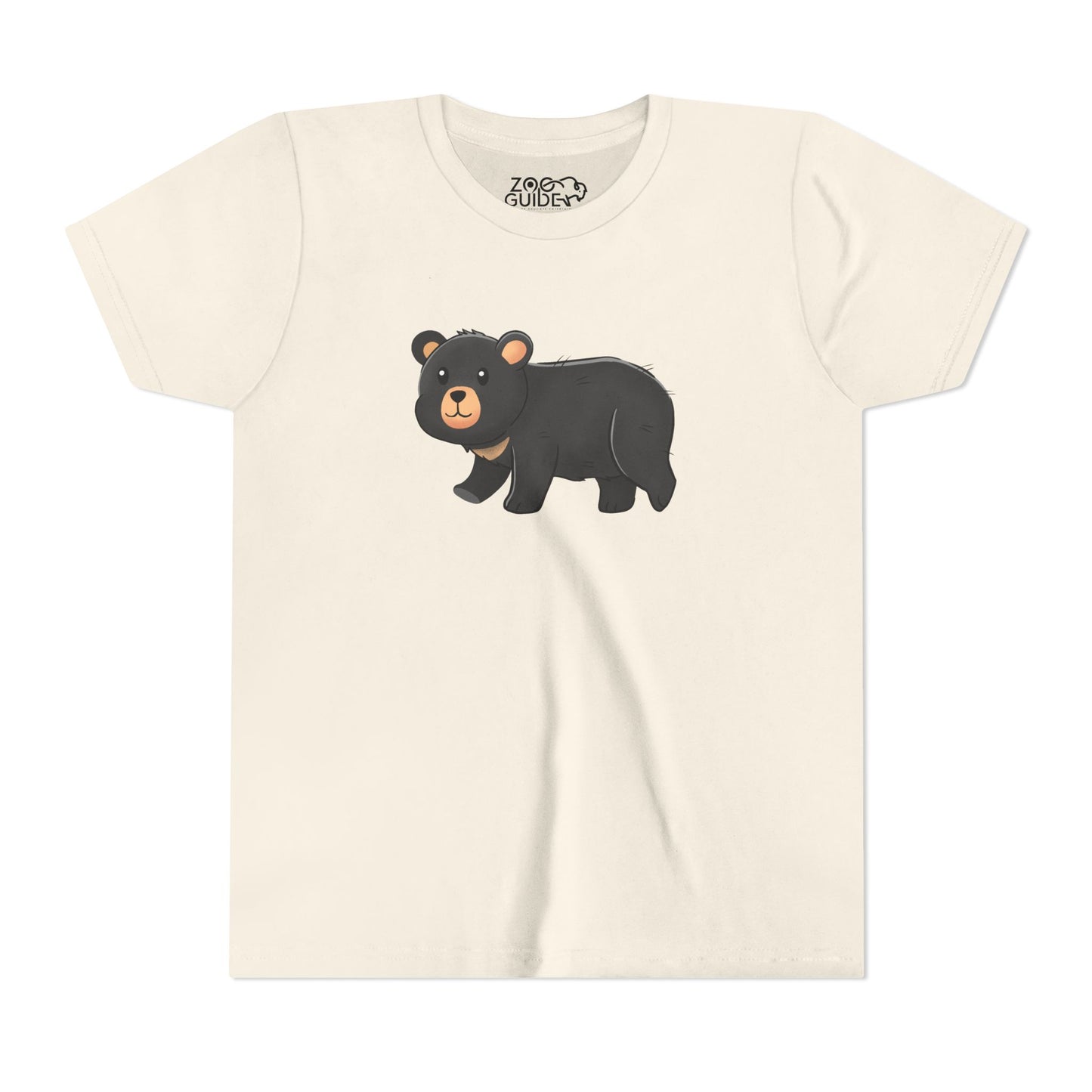 American Black Bear Youth Tee Shirt by Zoo Guide™