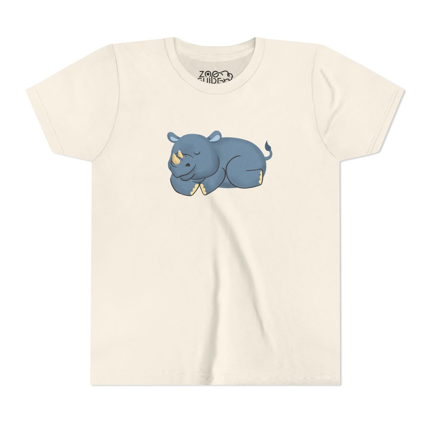 Rhino Nap Time Youth Tee Shirt by Zoo Guide™