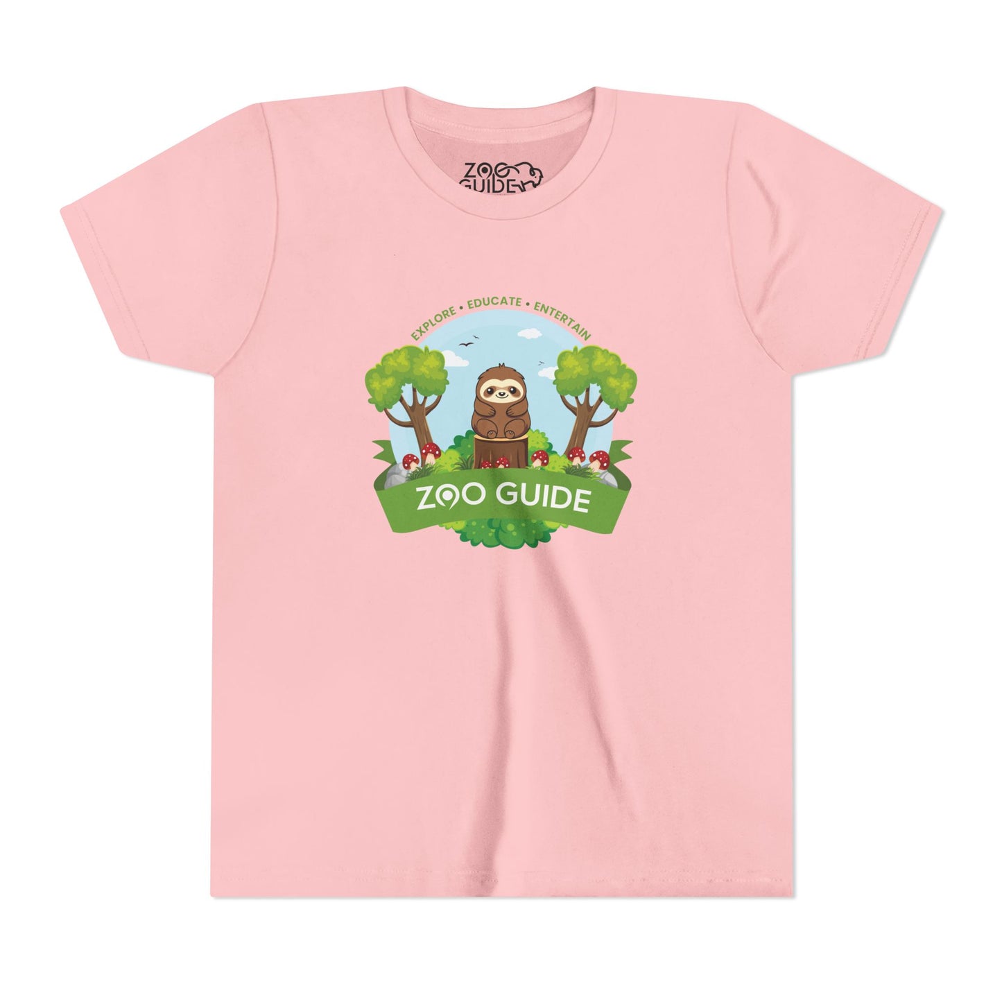 Sloth Youth Short Sleeve Tee by Zoo Guide™
