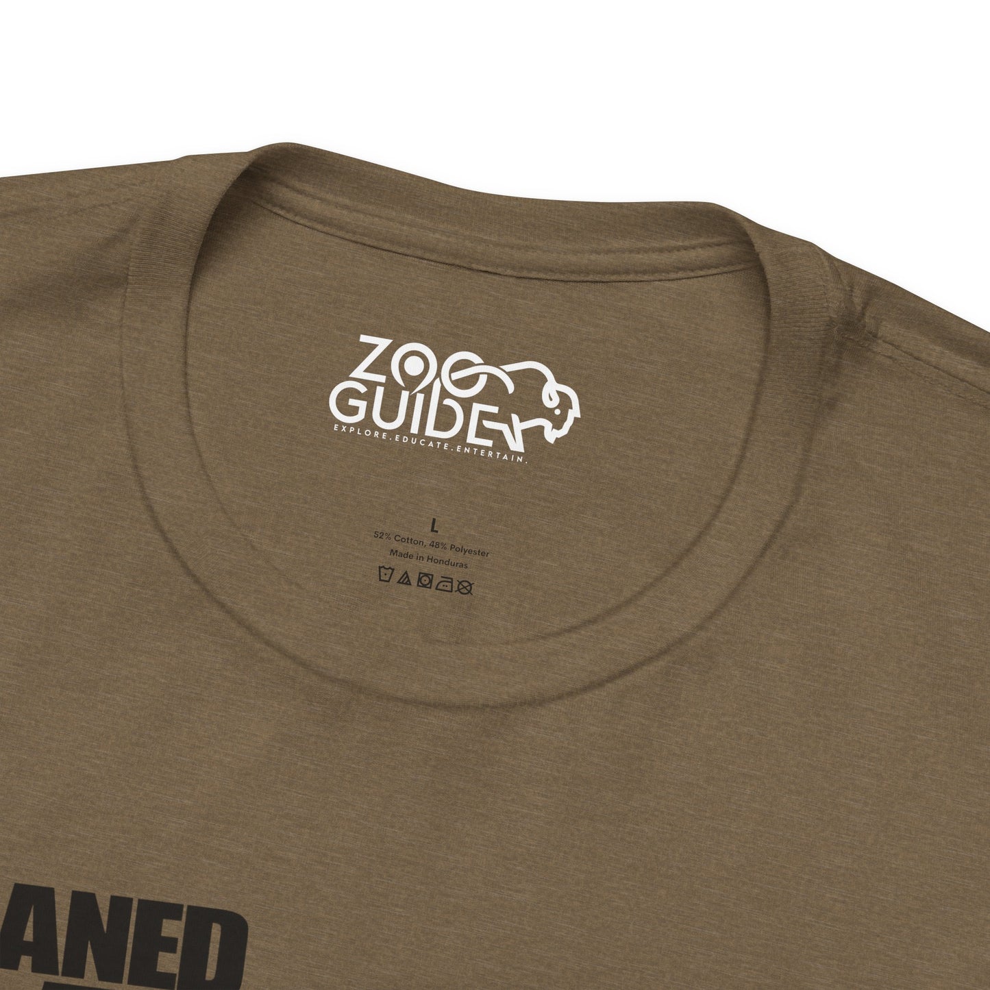 MANED WOLF Adult Unisex Tee Shirt by Zoo Guide™
