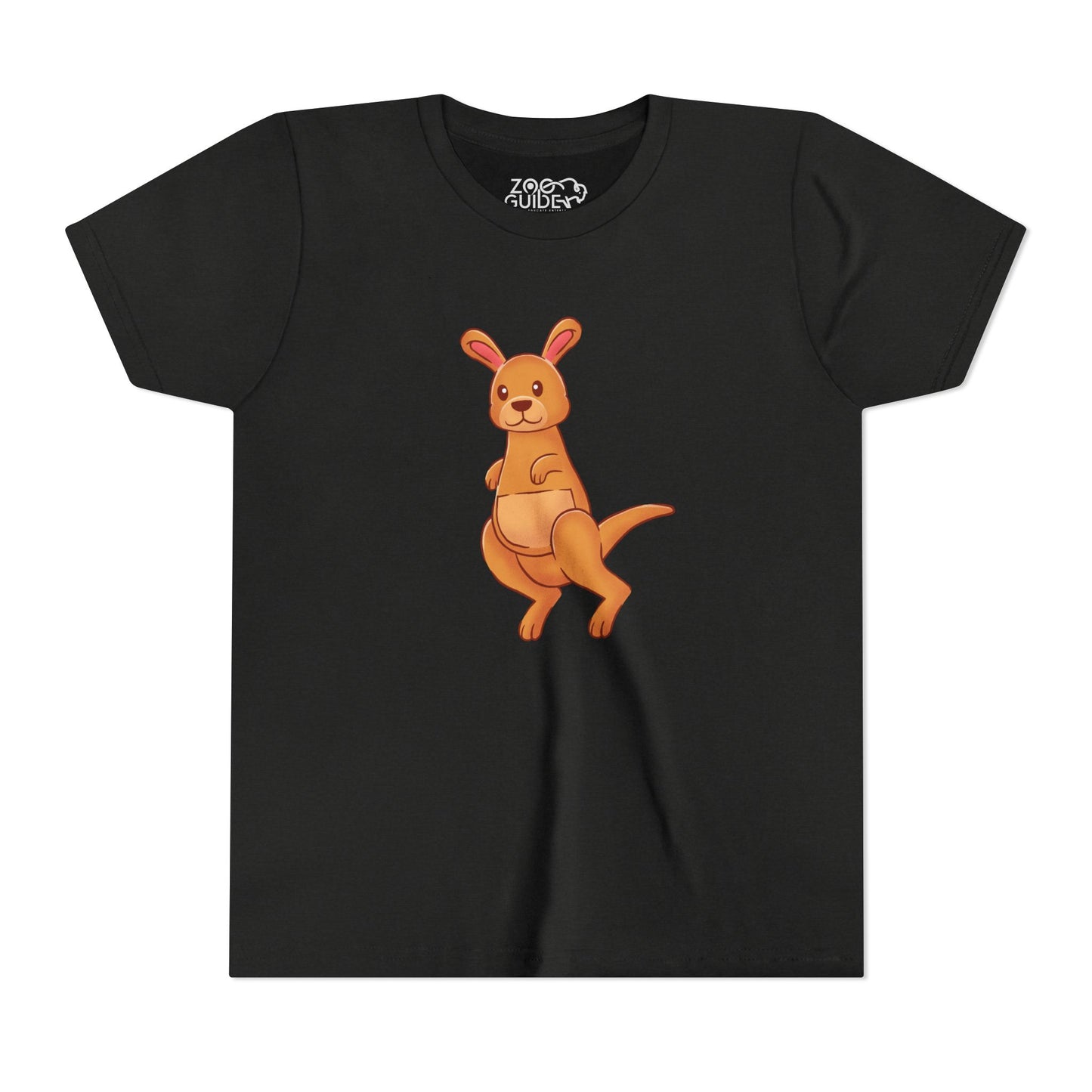 Red Kangaroo Youth Tee Shirt by Zoo Guide™