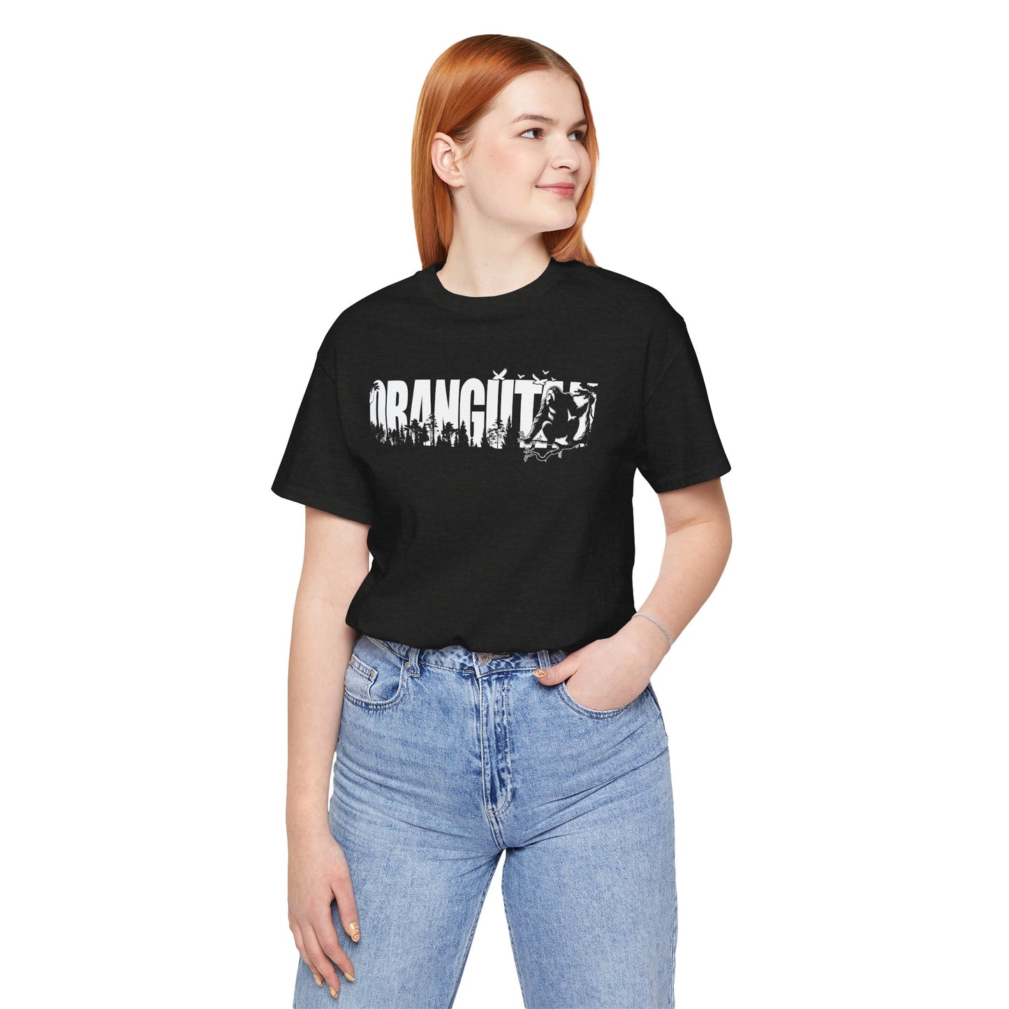 ORANGUTAN Adult Unisex Tee Shirt by Zoo Guide™
