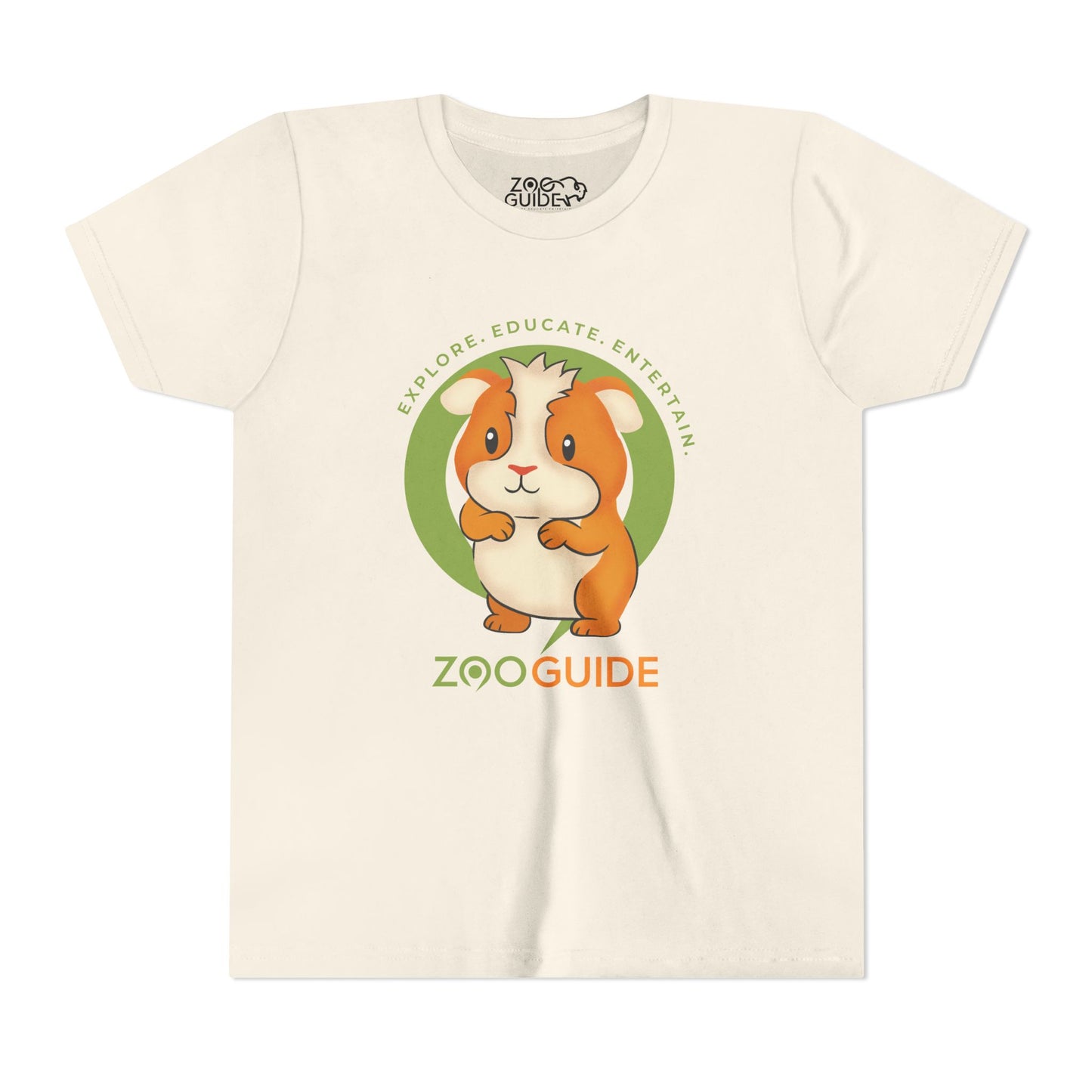 Guinea Pig Standing in Zoo Guide™ Waypoint Icon Youth Tee Shirt by Zoo Guide™
