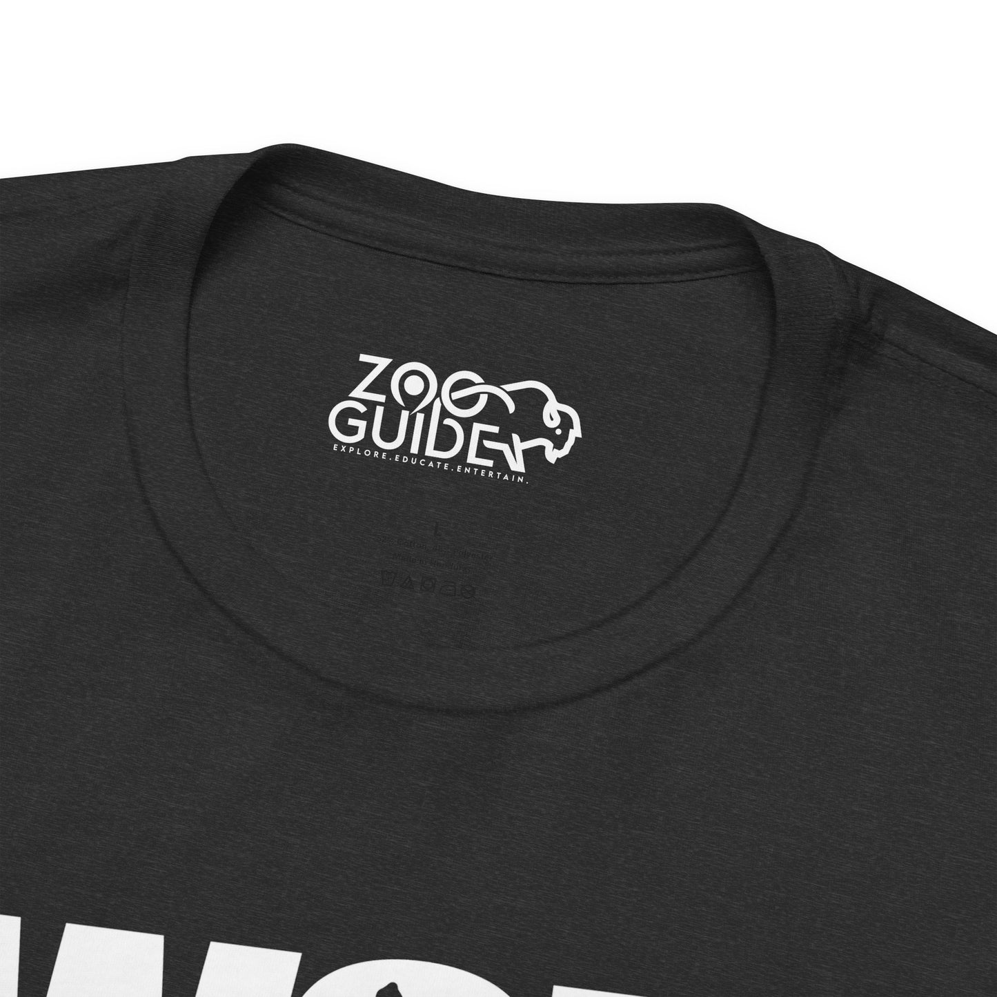 WOLF Adult Unisex Tee Shirt by Zoo Guide™