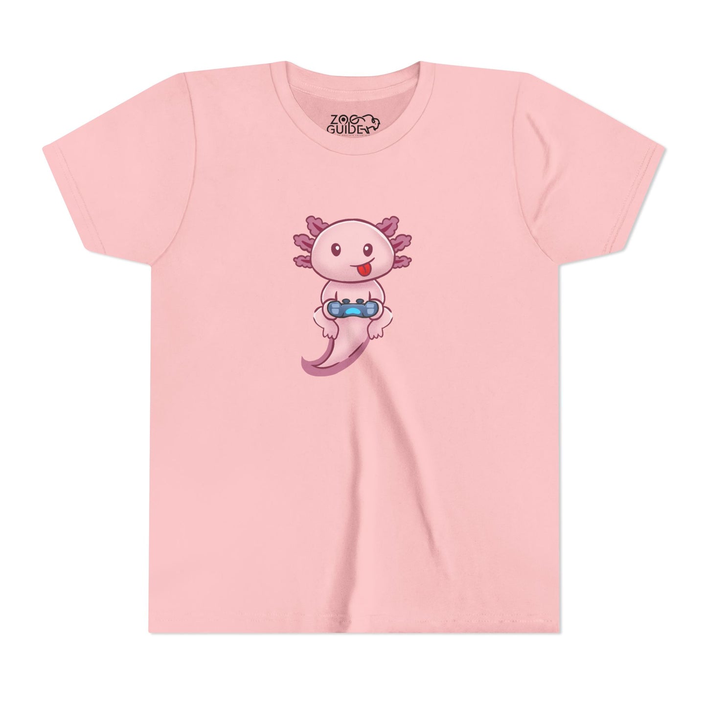 Axolotl Gaming Youth Tee Shirt by Zoo Guide™