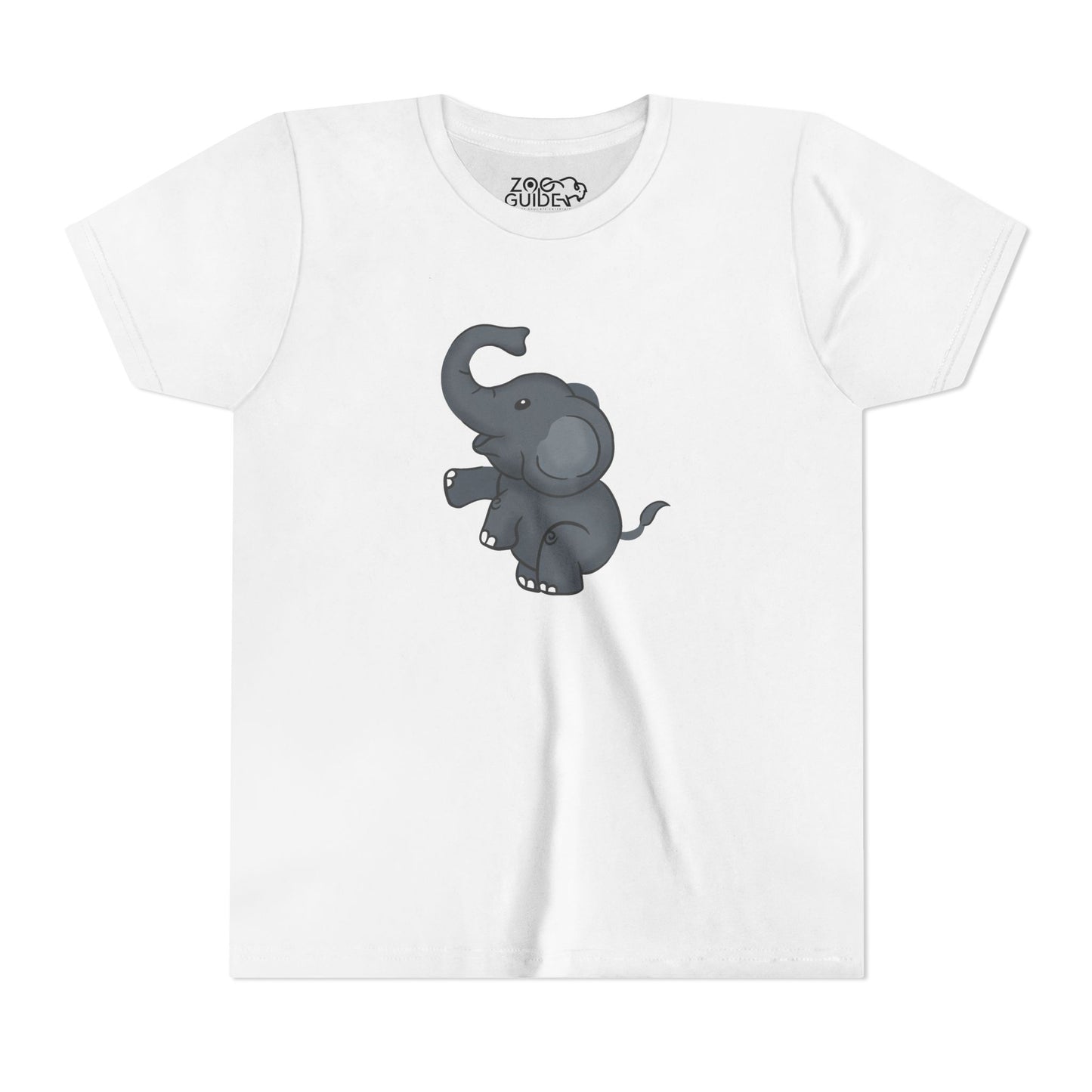 Dancing African Elephant Youth Tee Shirt by Zoo Guide™
