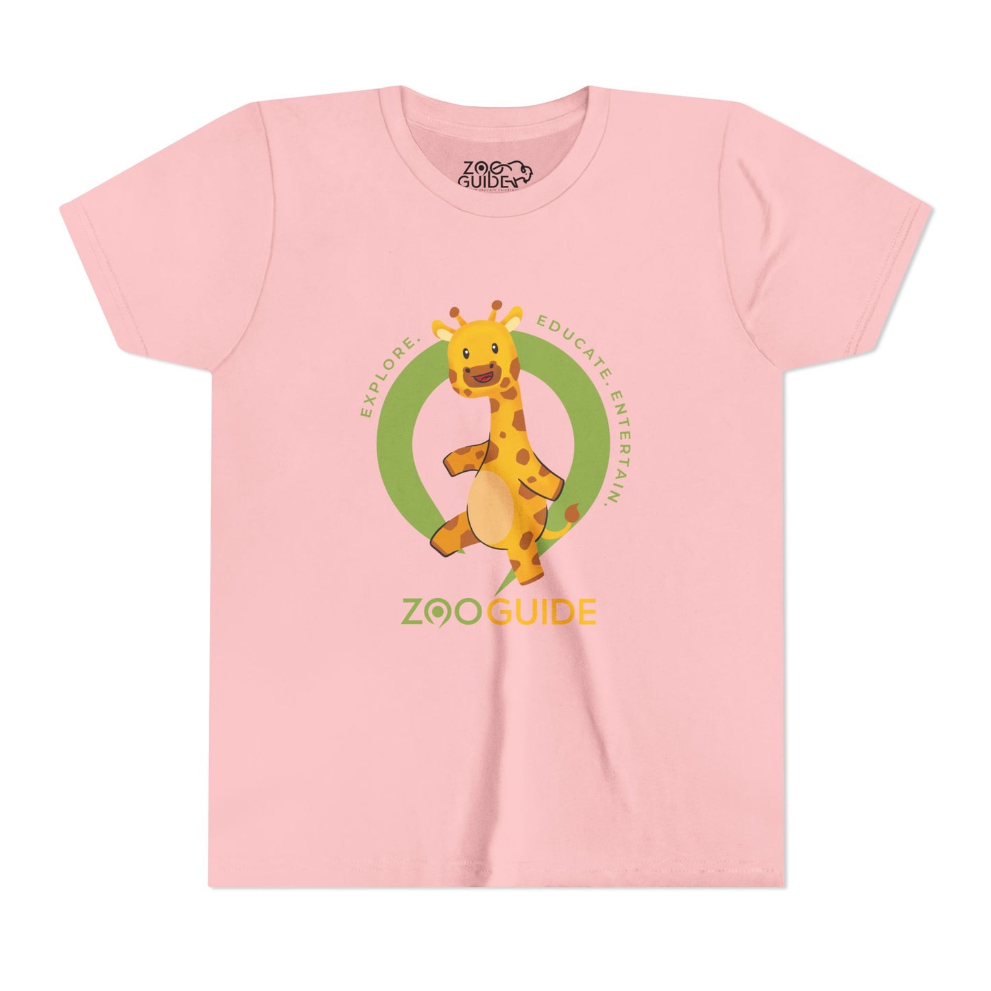 Giraffe Dancing in Zoo Guide™ Waypoint Icon Youth Tee Shirt by Zoo Guide™