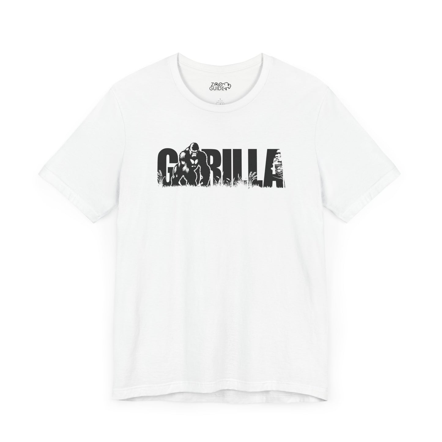GORILLA Adult Unisex Tee Shirt by Zoo Guide™