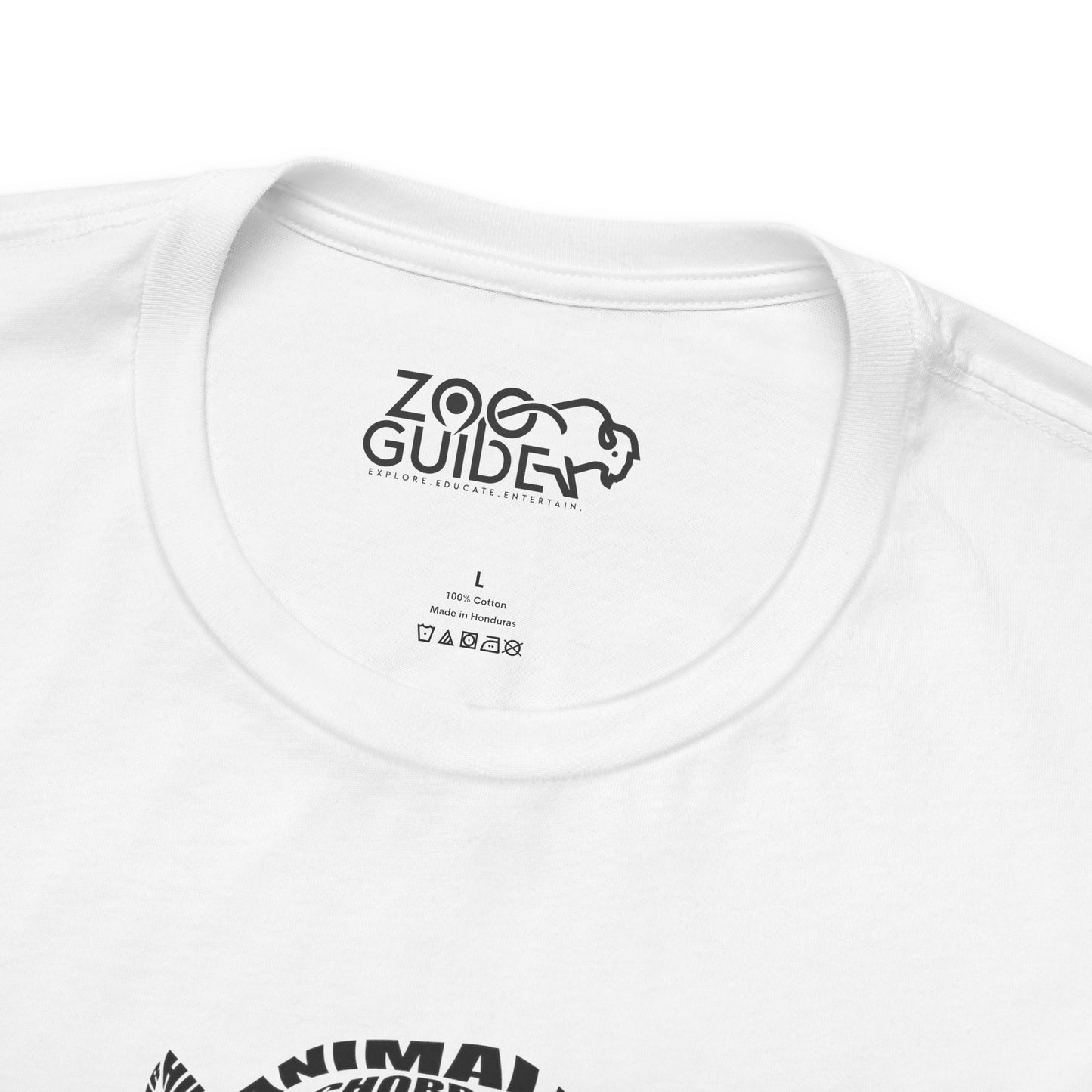 Tiger Word Art Adult Unisex Short Sleeve Tee