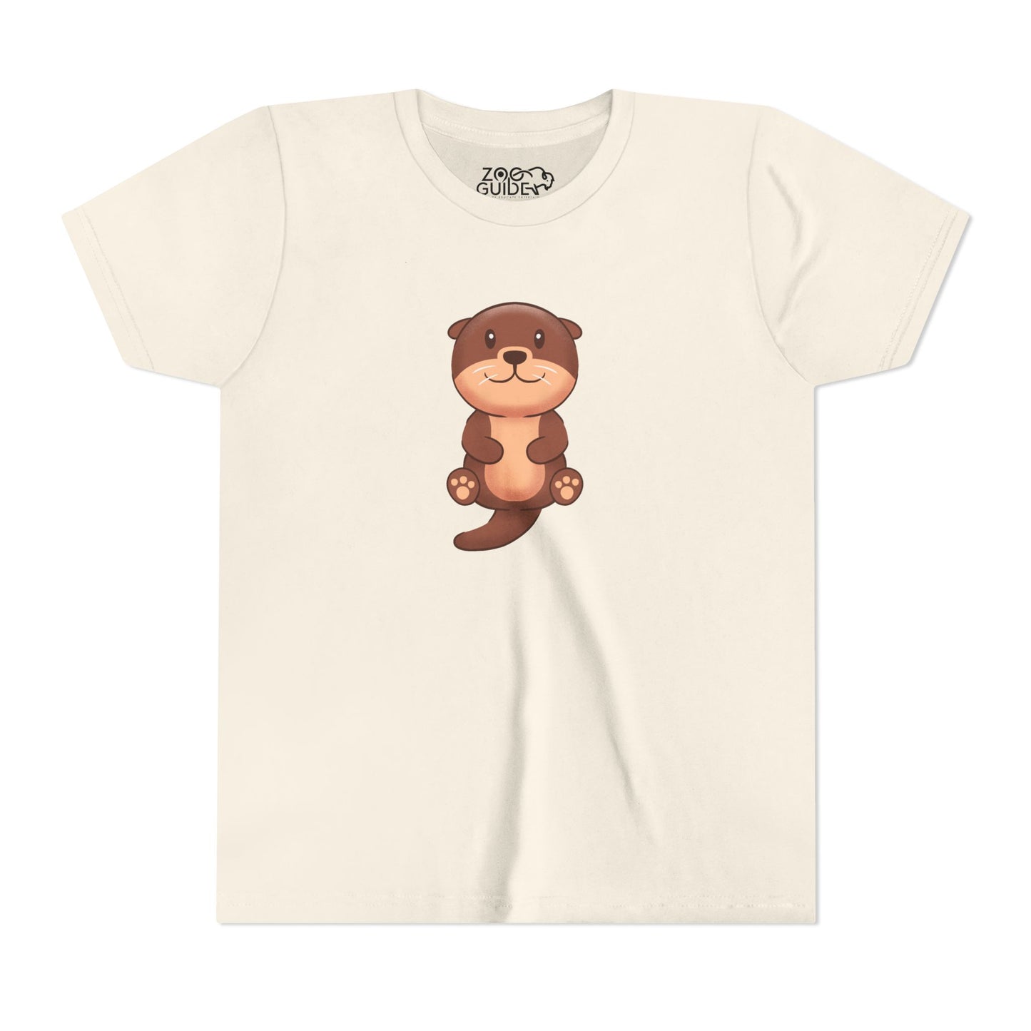 Asian Small Clawed Otter Youth Tee Shirt by Zoo Guide™
