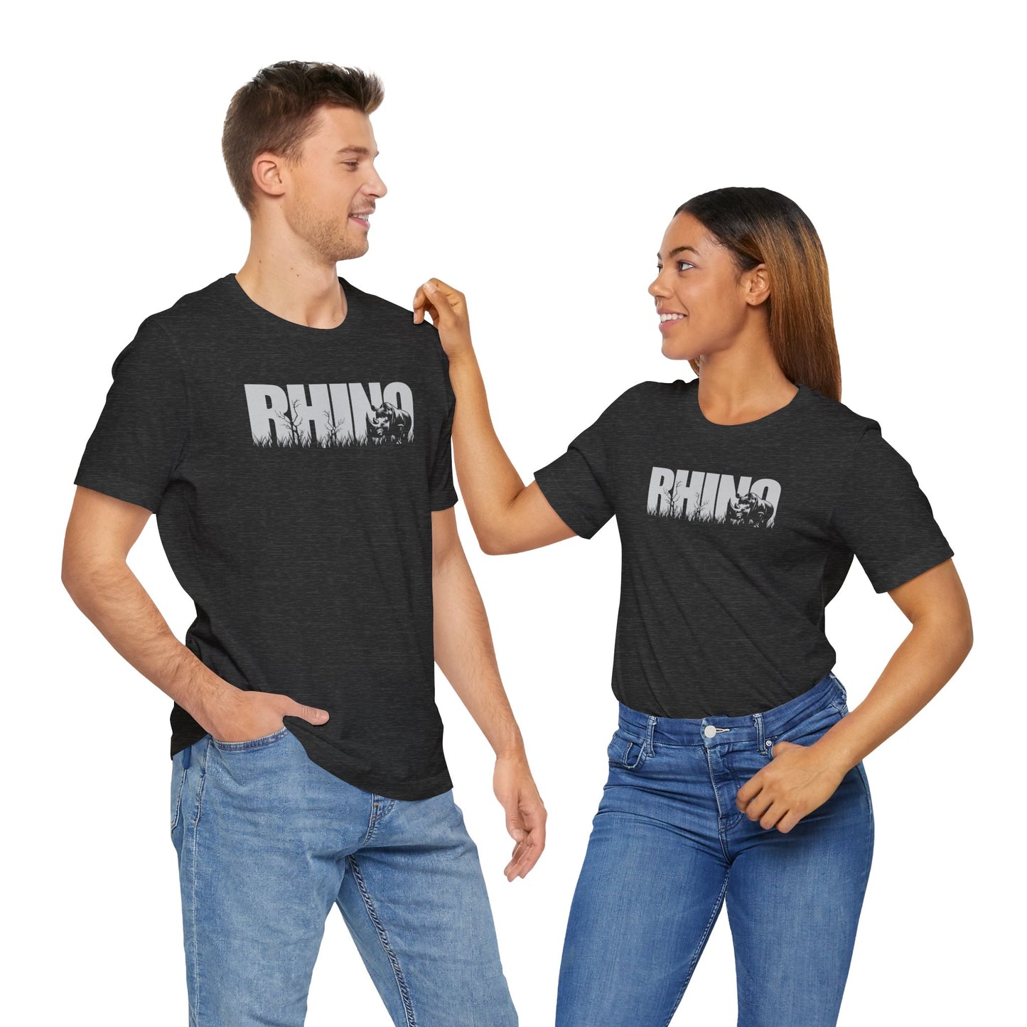 RHINO Adult Unisex Tee Shirt by Zoo Guide™