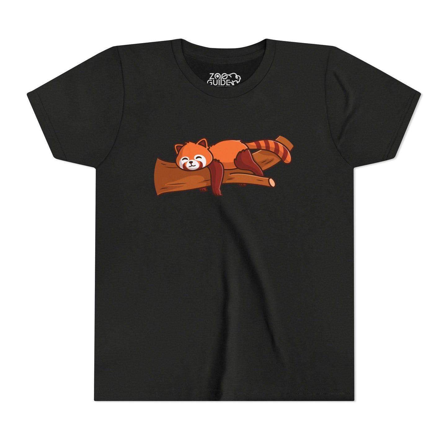 Red Panda Sleeping Kawaii Style Youth Tee Shirt by Zoo Guide™