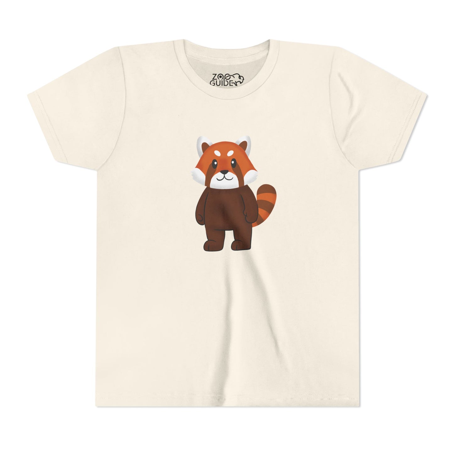 Red Panda Standing Youth Tee Shirt by Zoo Guide™