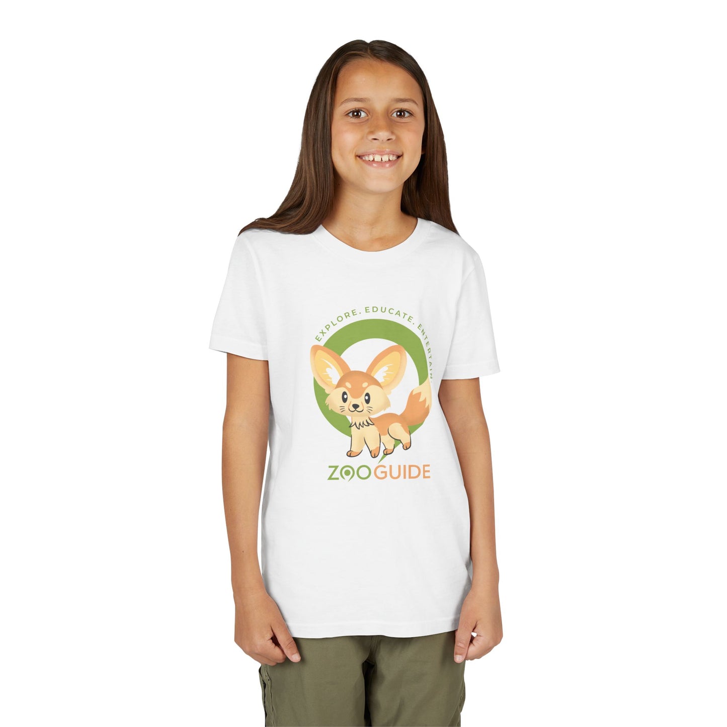 Fennec Fox in Zoo Guide™ Waypoint Icon Youth Tee Shirt by Zoo Guide™