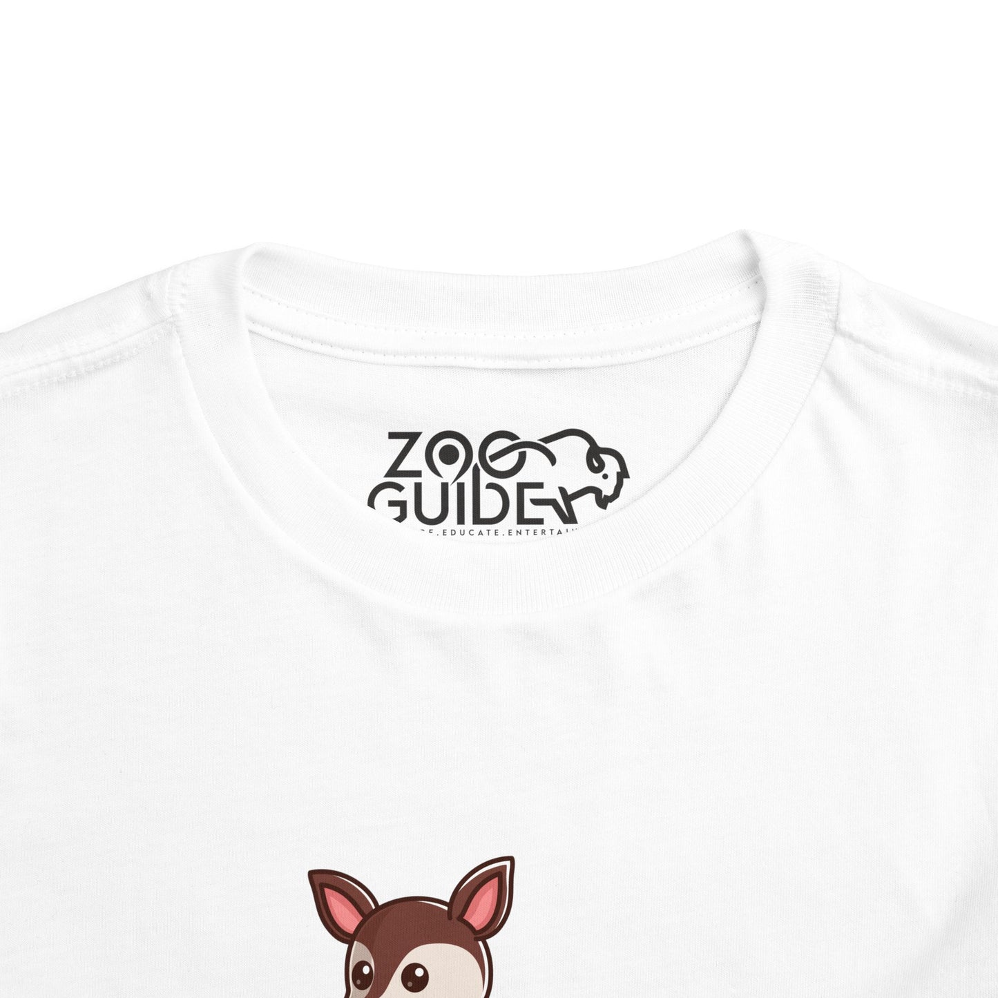 Okapi Kawaii Style Toddler Tee Shirt by Zoo Guide™