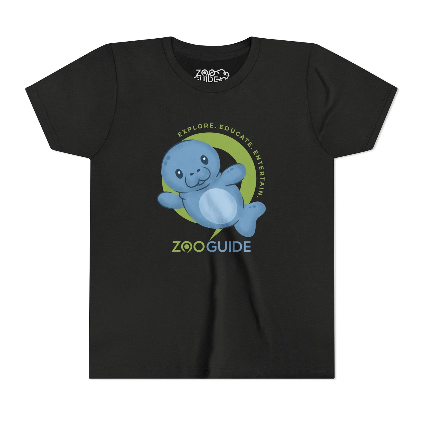 Manatee in Zoo Guide™ Waypoint Icon Youth Tee Shirt by Zoo Guide™