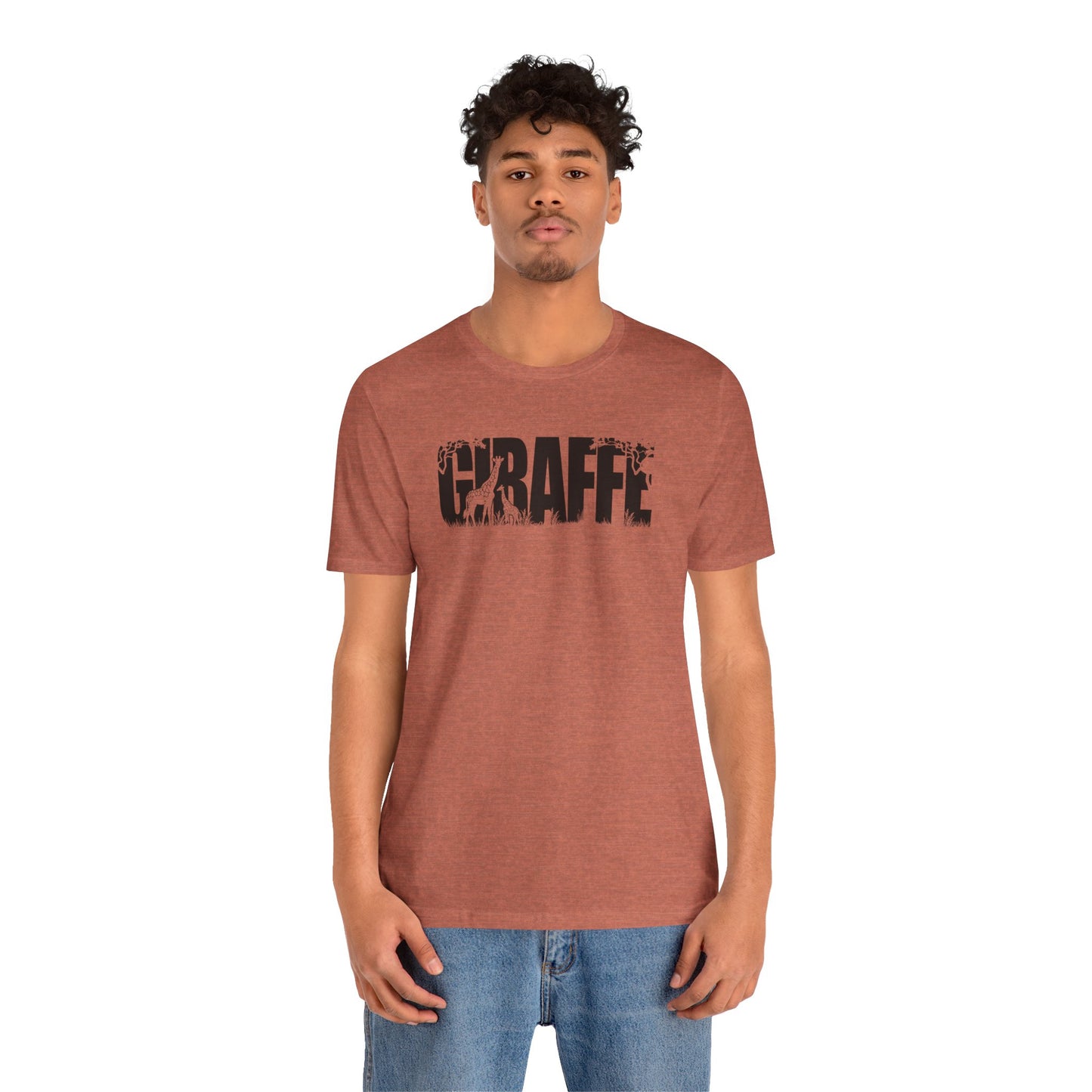 GIRAFFE Adult Unisex Tee Shirt by Zoo Guide™