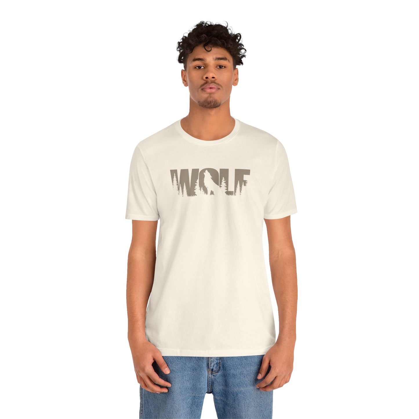 WOLF Color Adult Unisex Tee Shirt by Zoo Guide™